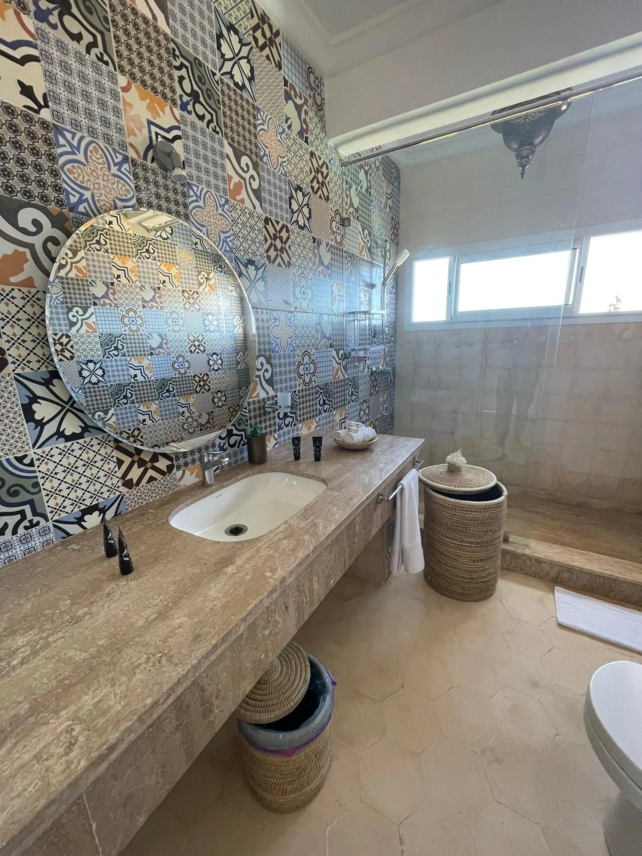 Shower in Villa La Falaise