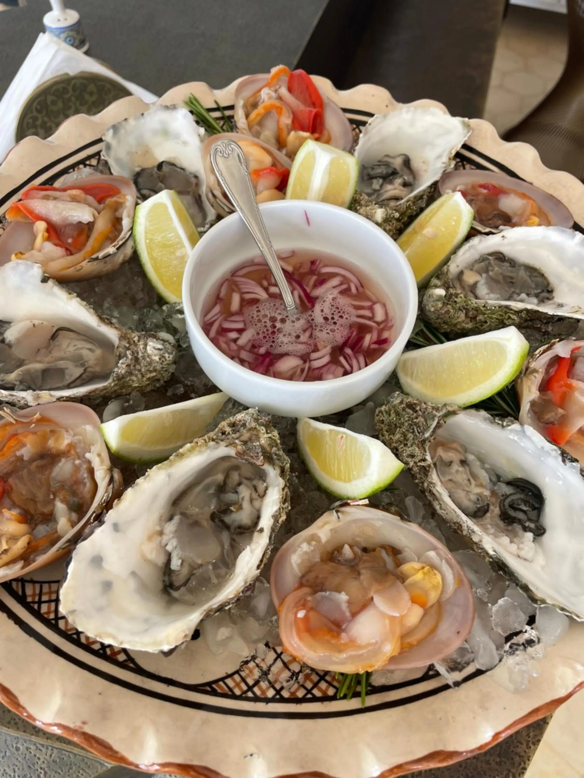 Food and drinks in Villa La Falaise