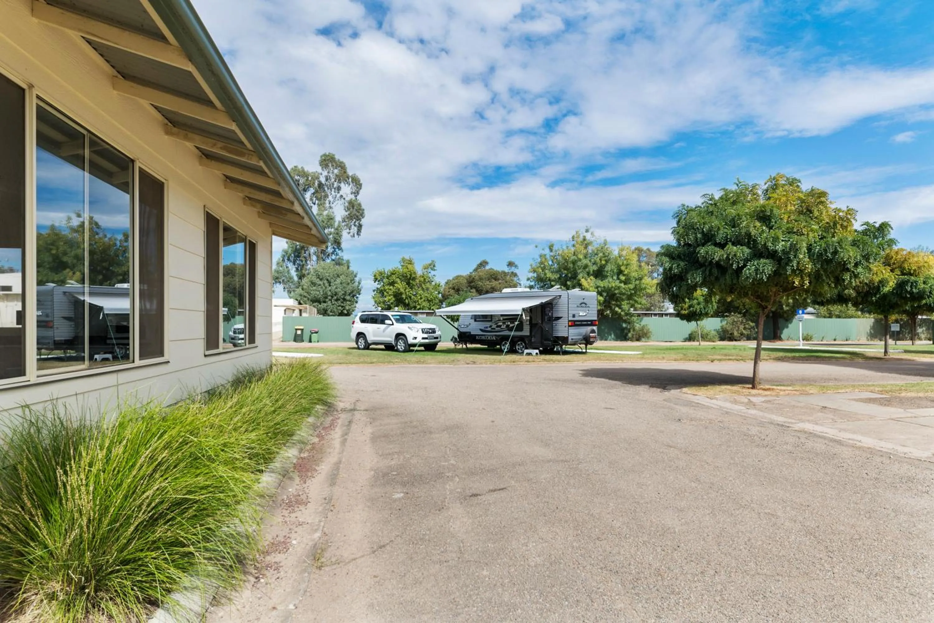 On site in Benalla Tourist Park