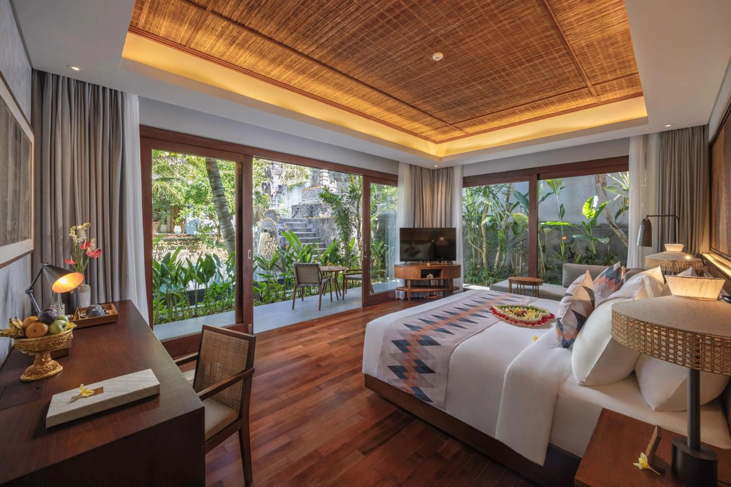 Bed in The Hava Ubud A Pramana Experience