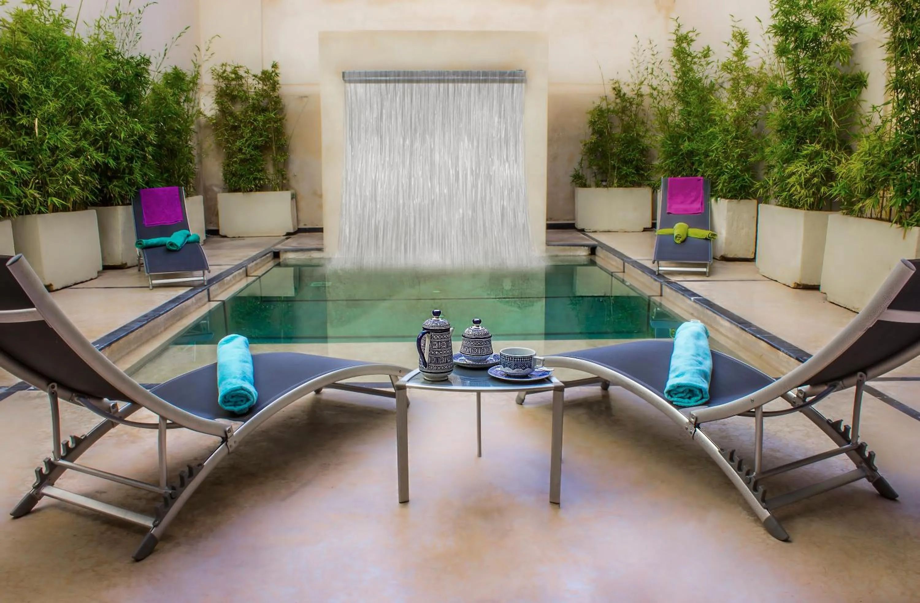 Pool view in Riad Palais Bahia Fes