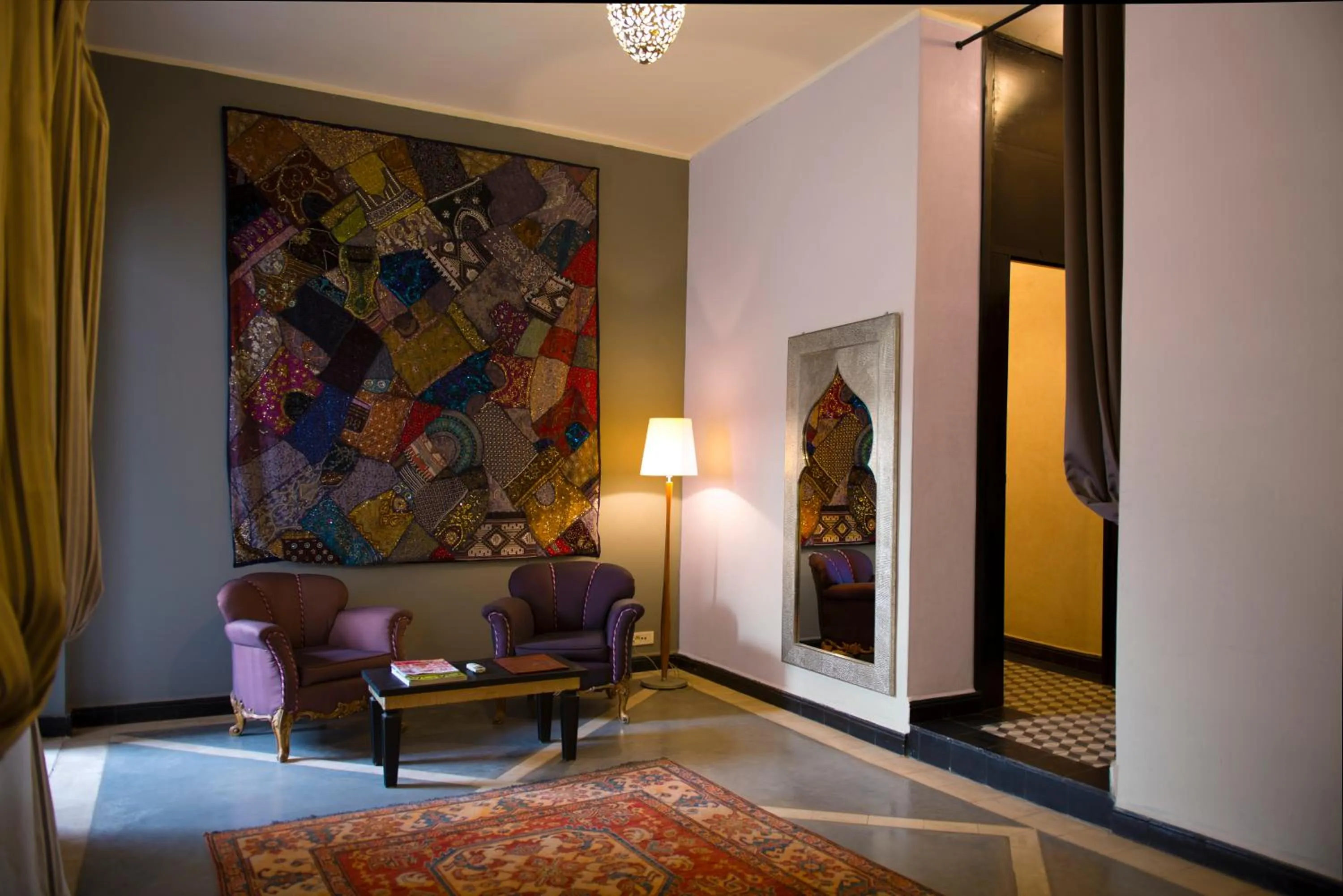 Seating area in Riad Palais Bahia Fes