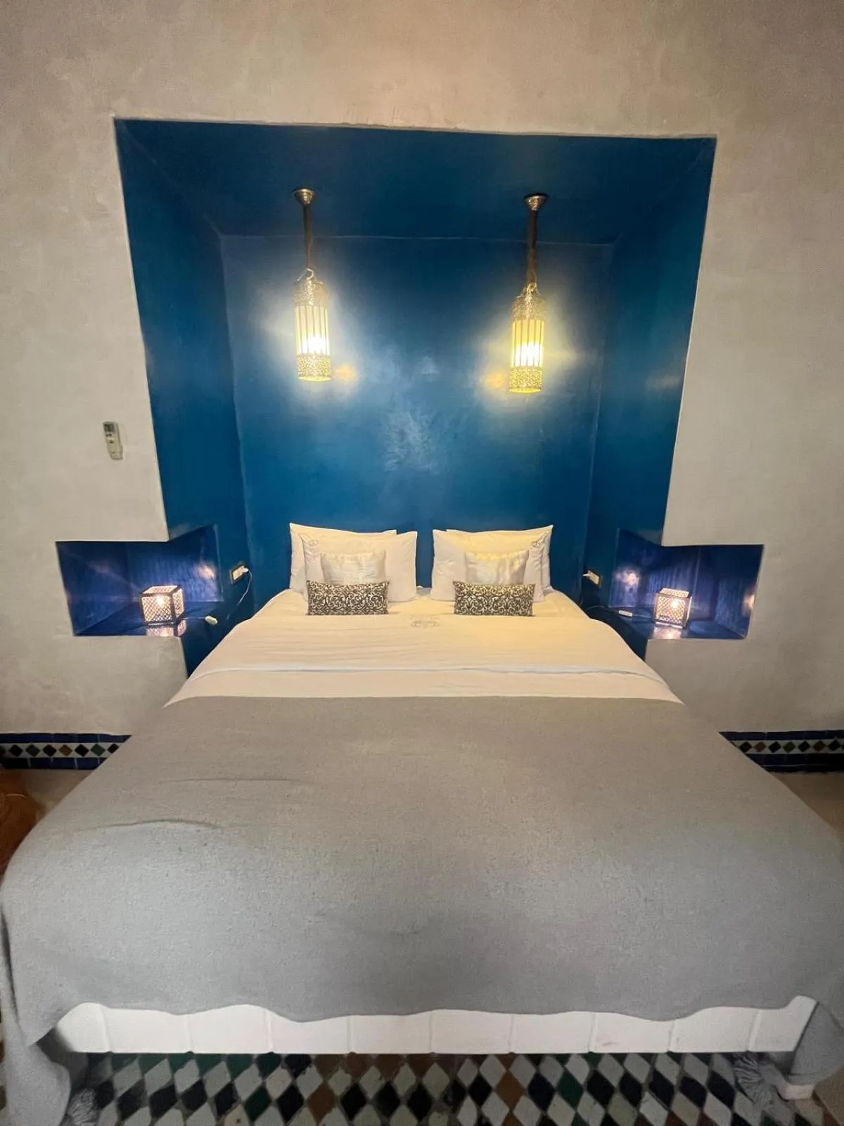 Bed in Riad Palais Bahia Fes