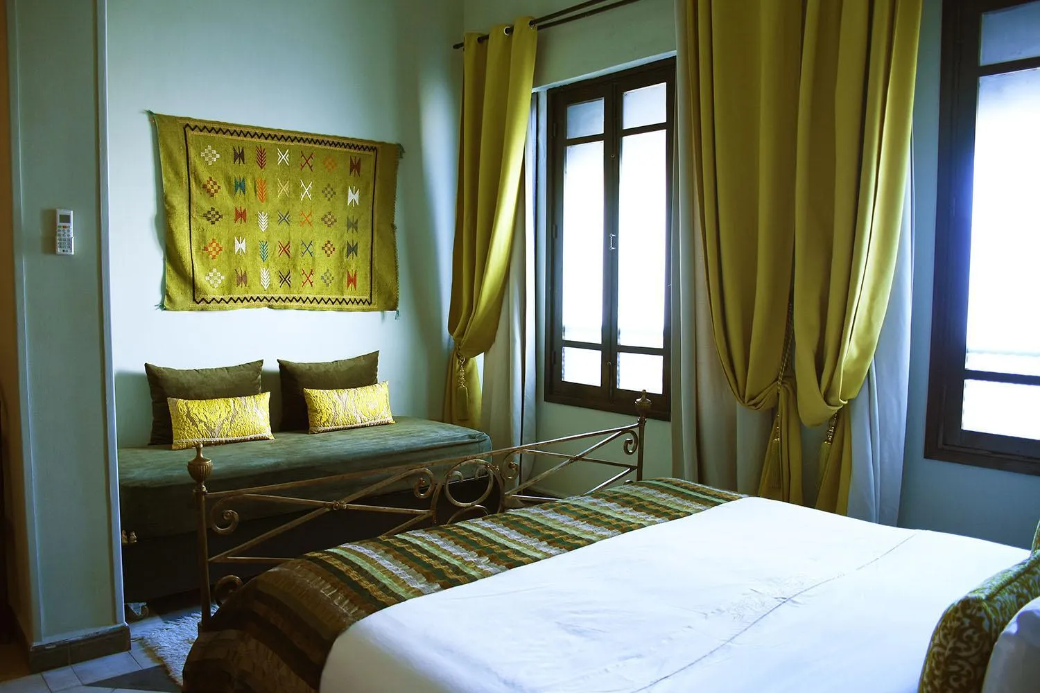 Bed in Riad Palais Bahia Fes