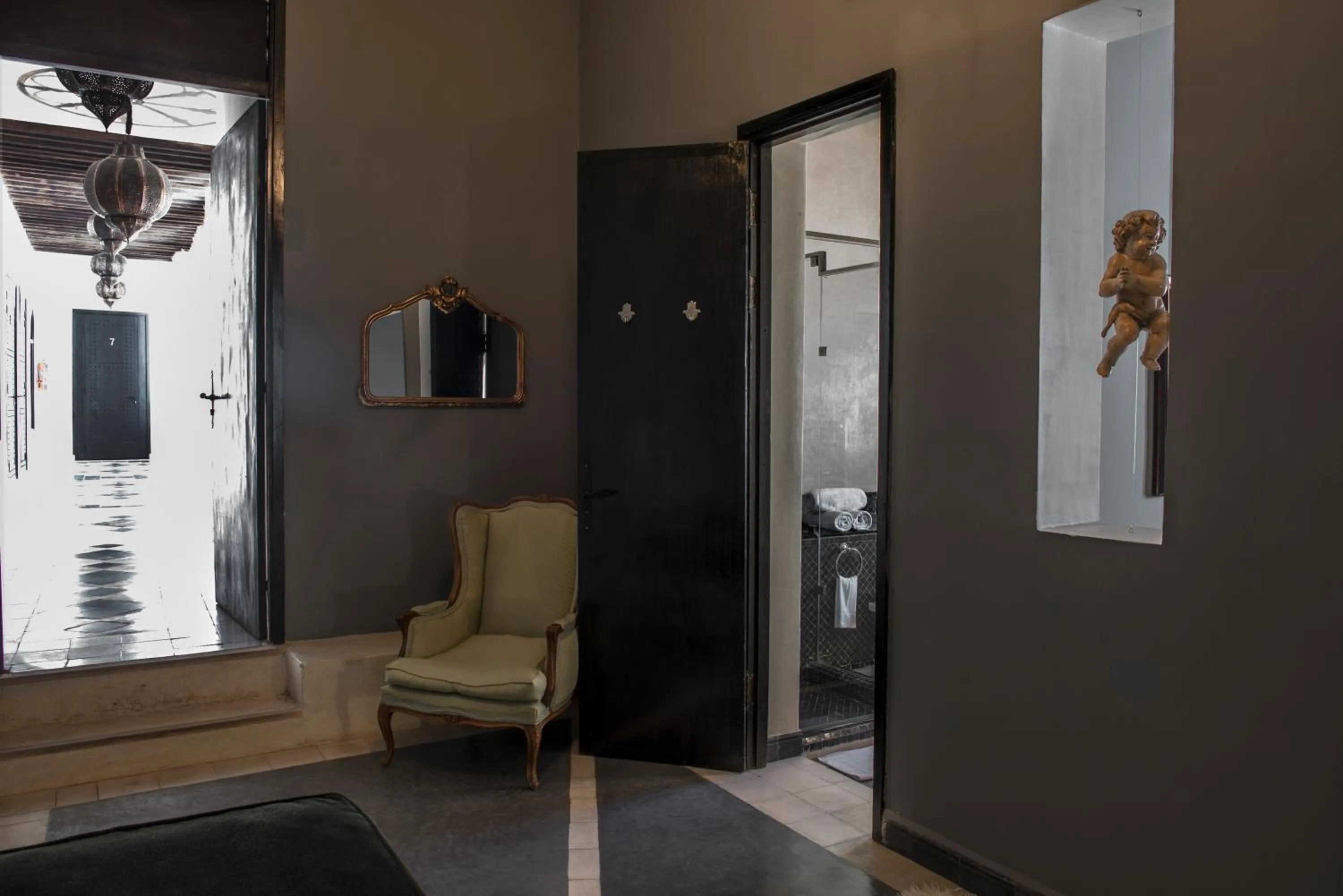 Decorative detail in Riad Palais Bahia Fes