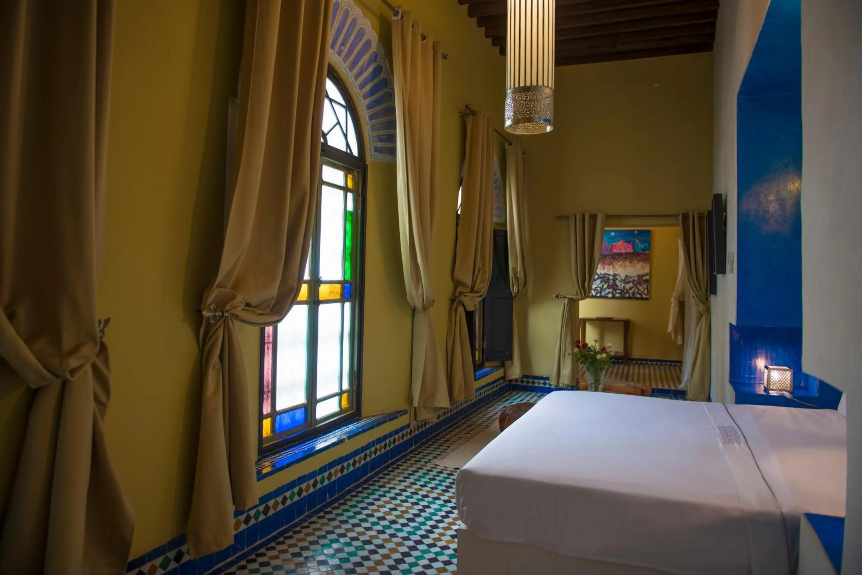 Bed in Riad Palais Bahia Fes