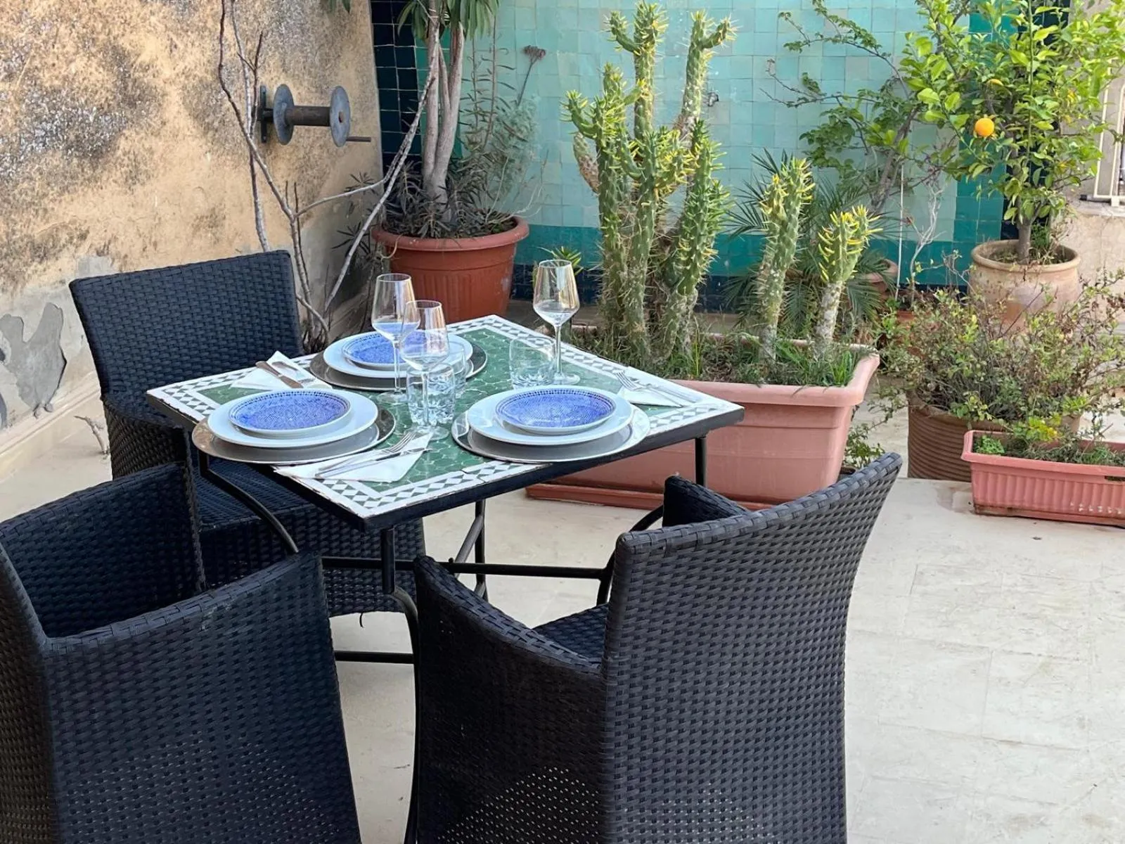 Living room in Riad Palais Bahia Fes