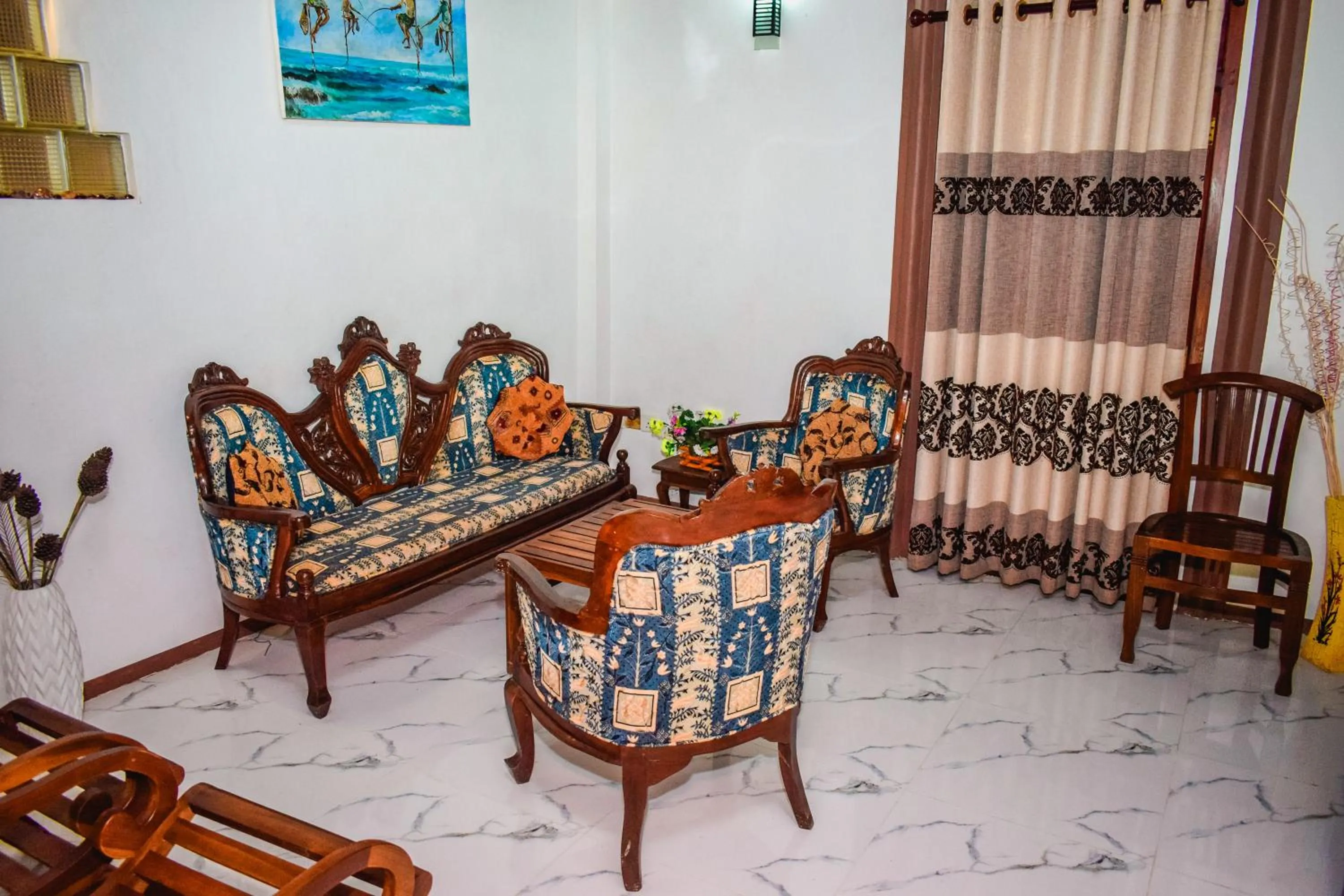 Living room in Blowhole Unawatuna