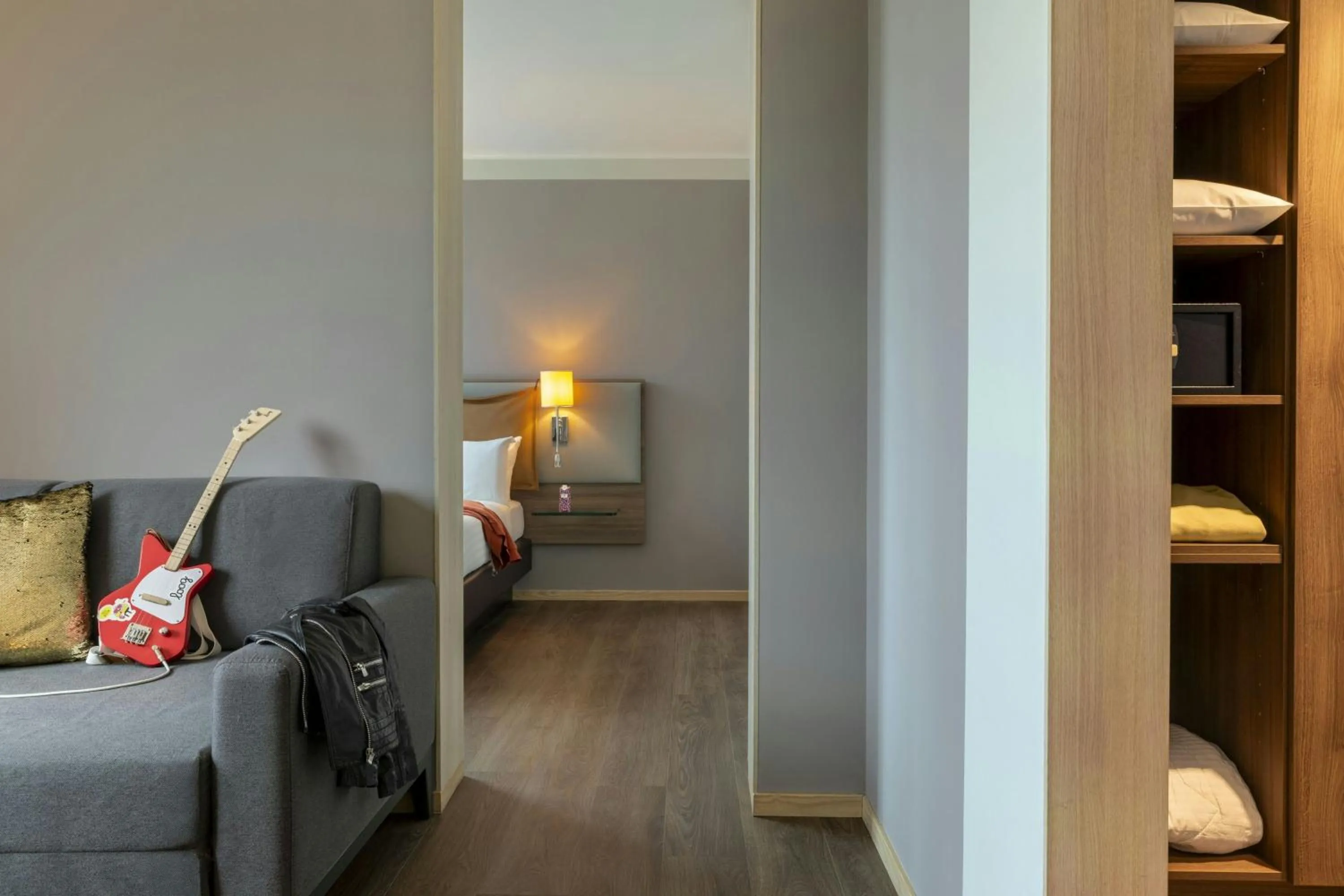 Bedroom in Moxy Milan Malpensa Airport