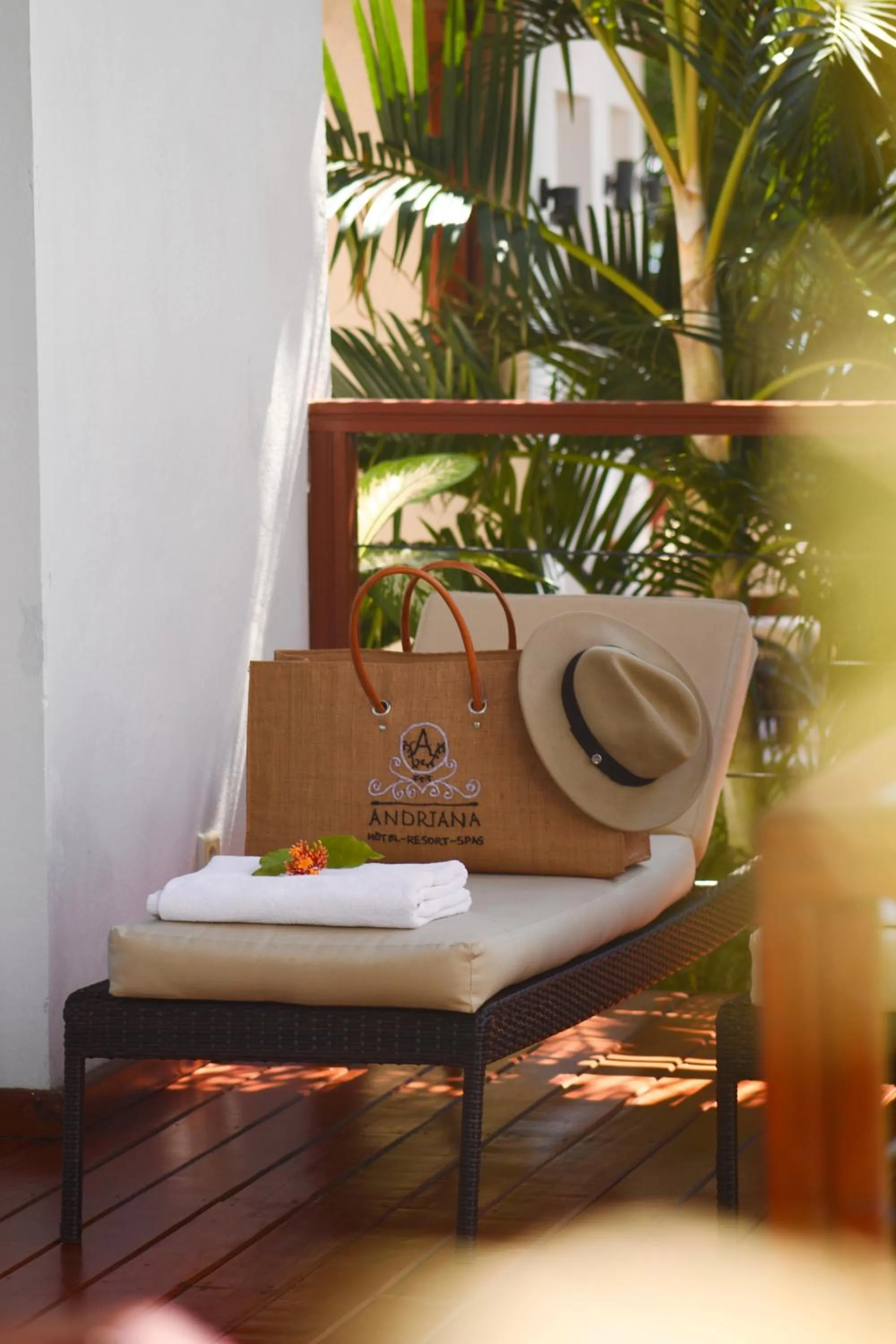 Patio in Andriana Resort & Spa