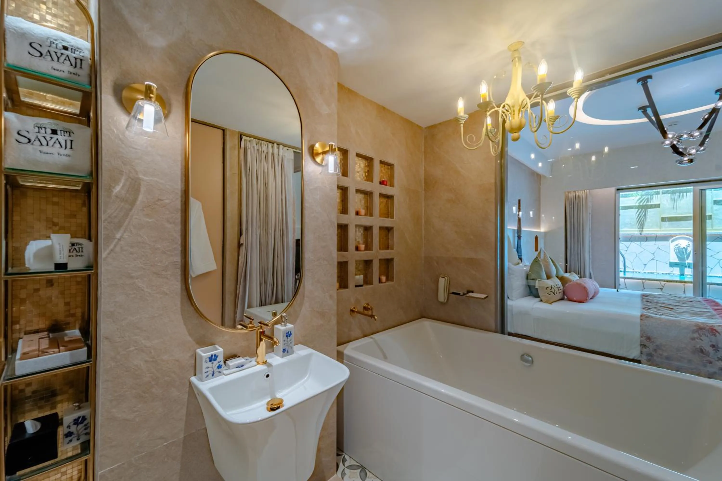 Bathroom in Sayaji Indore