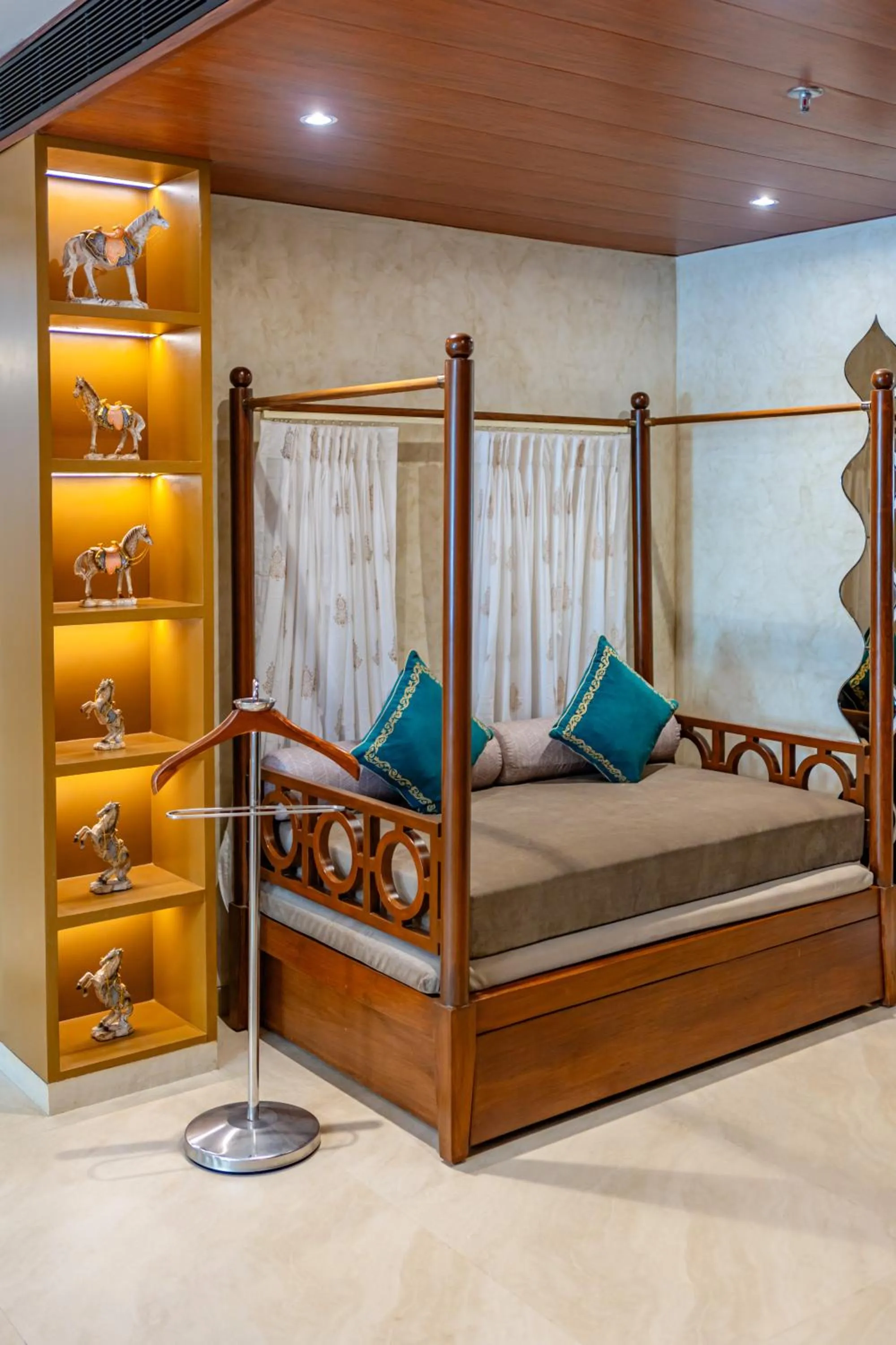 Living room, Bed in Sayaji Indore