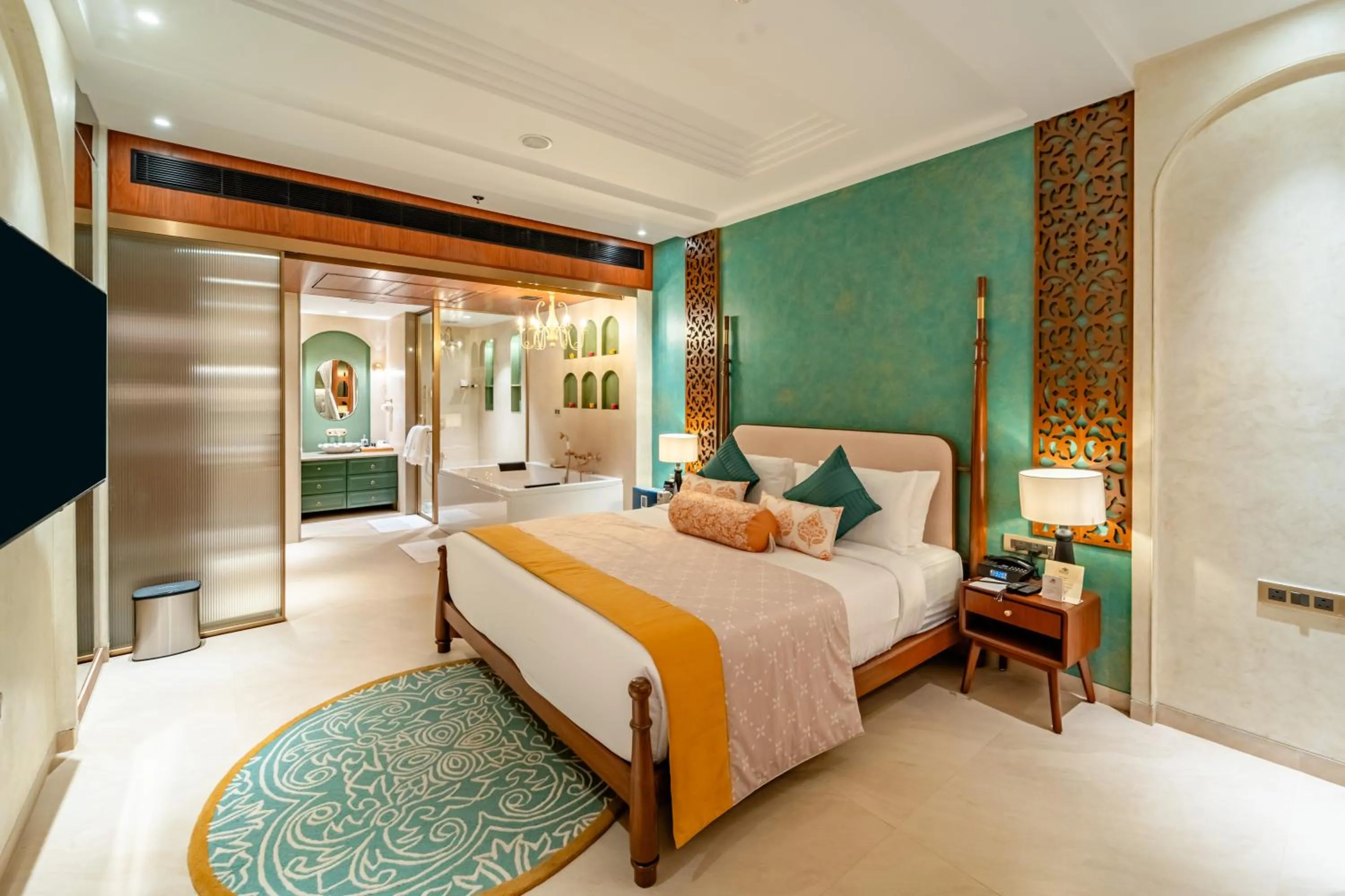 Bedroom, Bed in Sayaji Indore