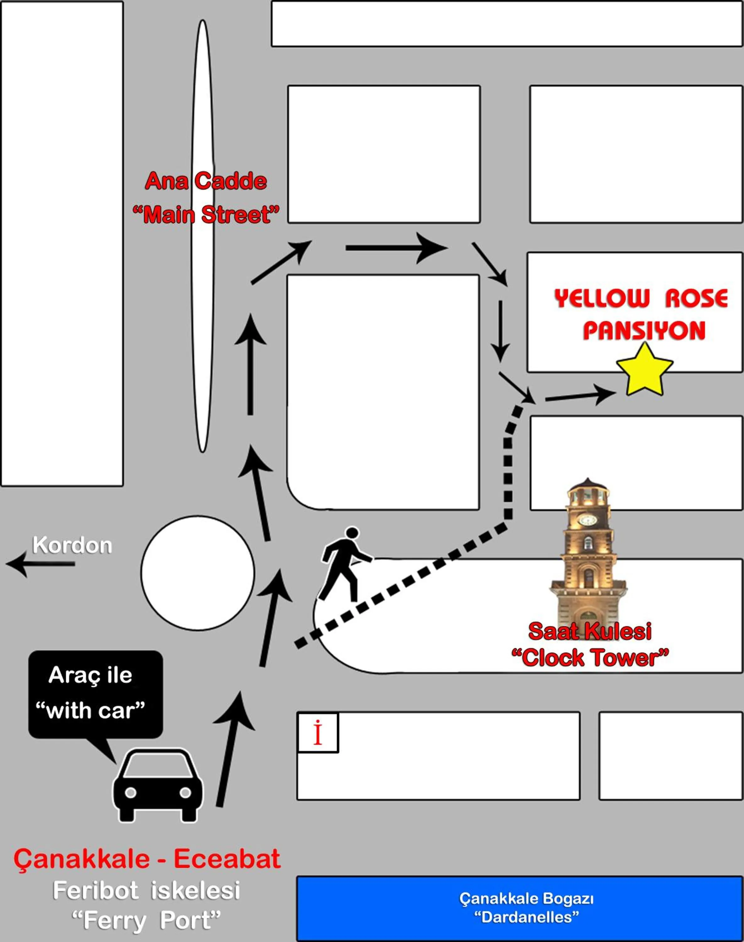Facade/entrance in Yellow Rose Pansiyon