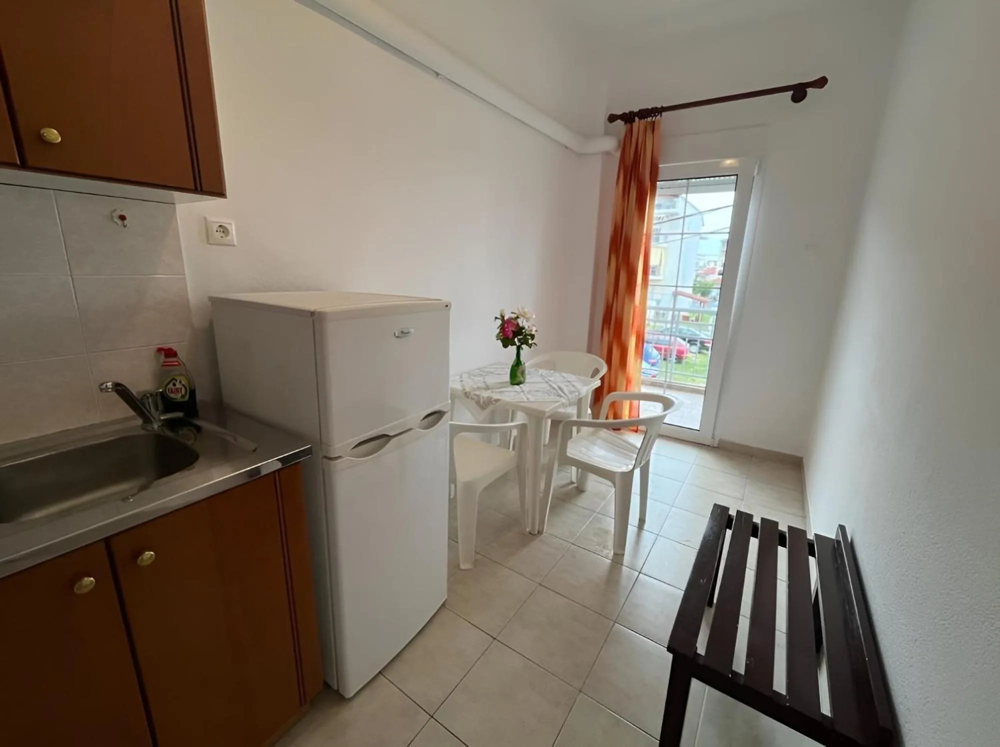 Kitchen or kitchenette in Chrysa Rooms