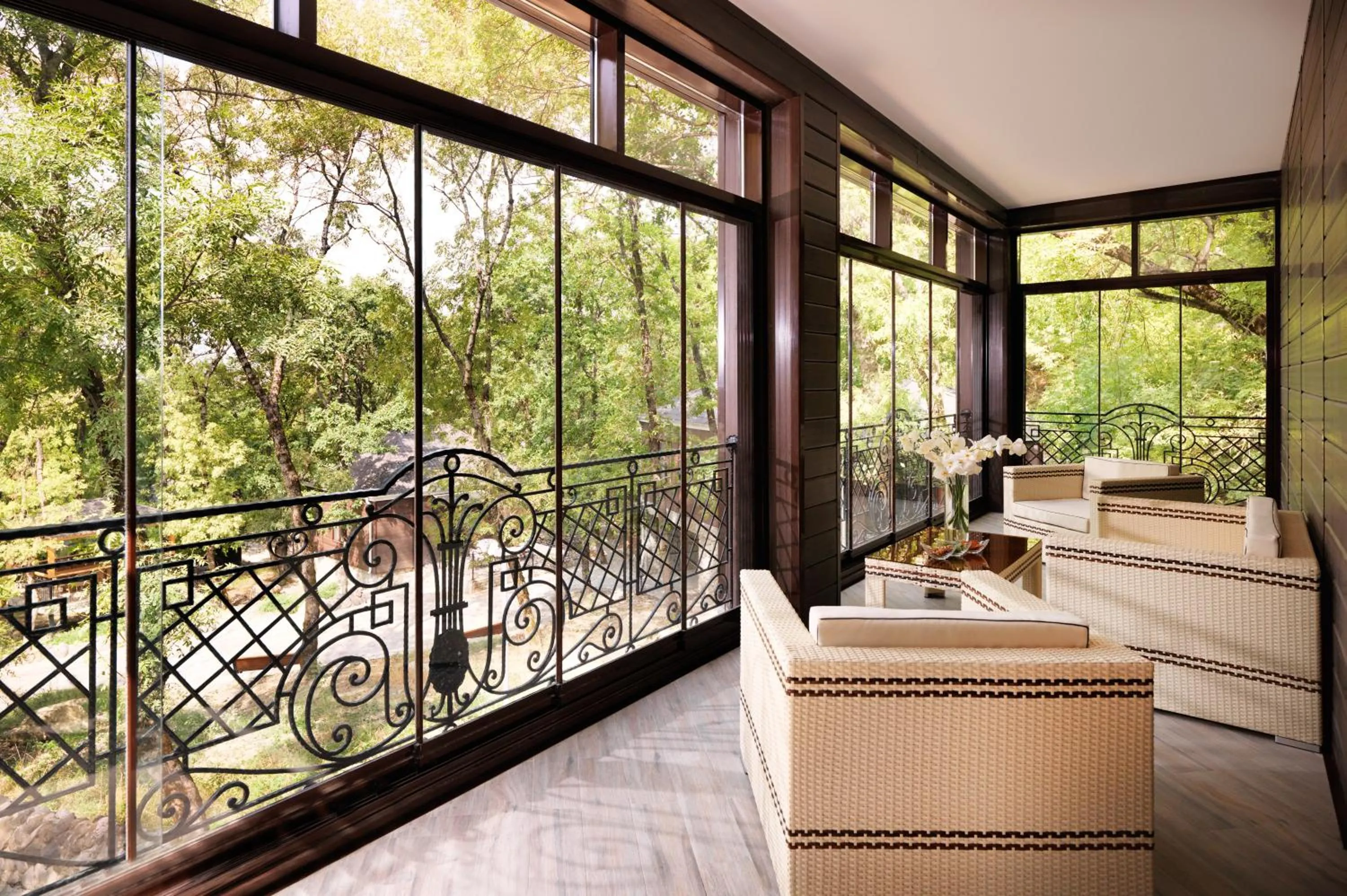 Balcony/Terrace in Shamakhi Palace Sharadil