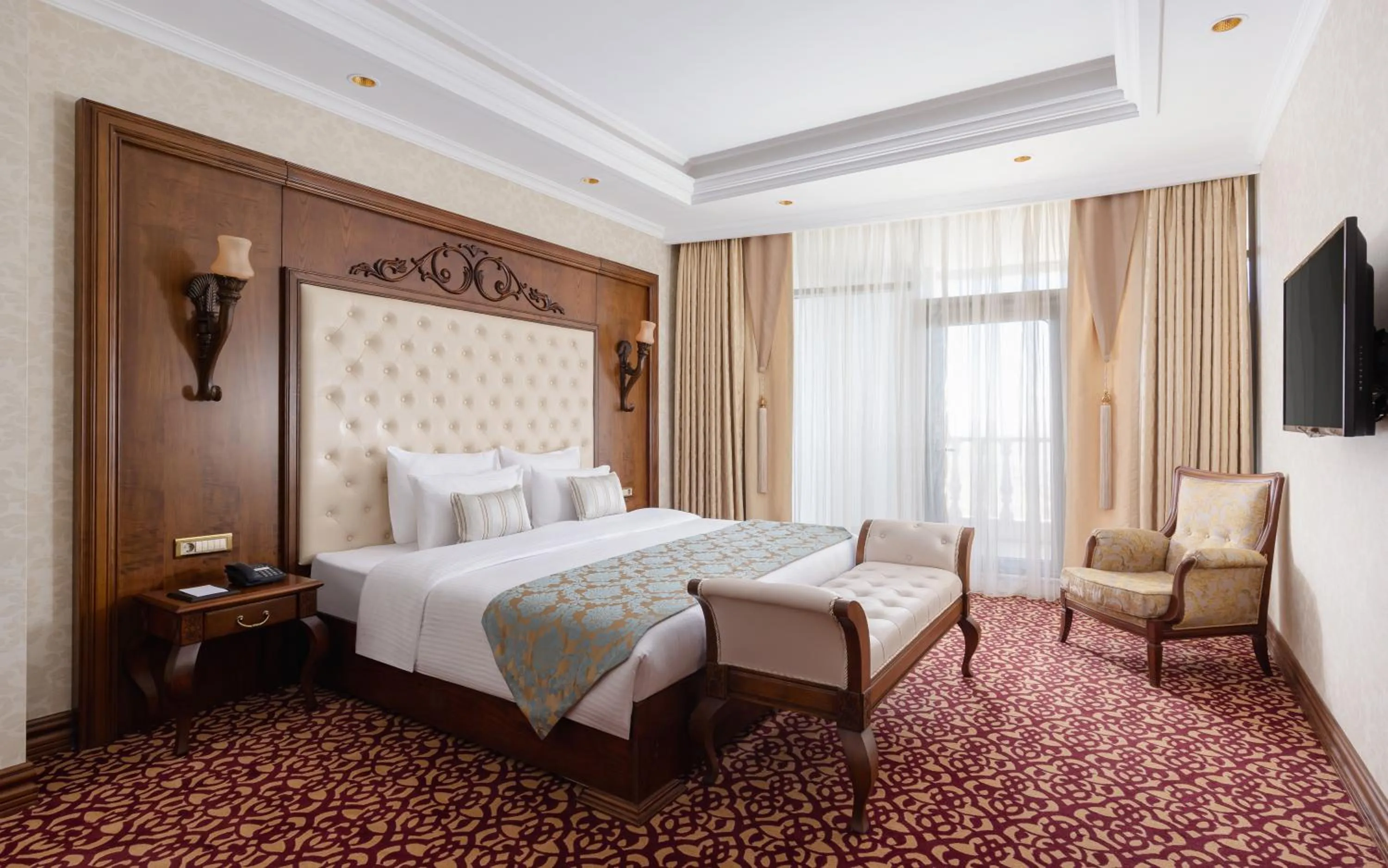 Bedroom, Bed in Shamakhi Palace Sharadil