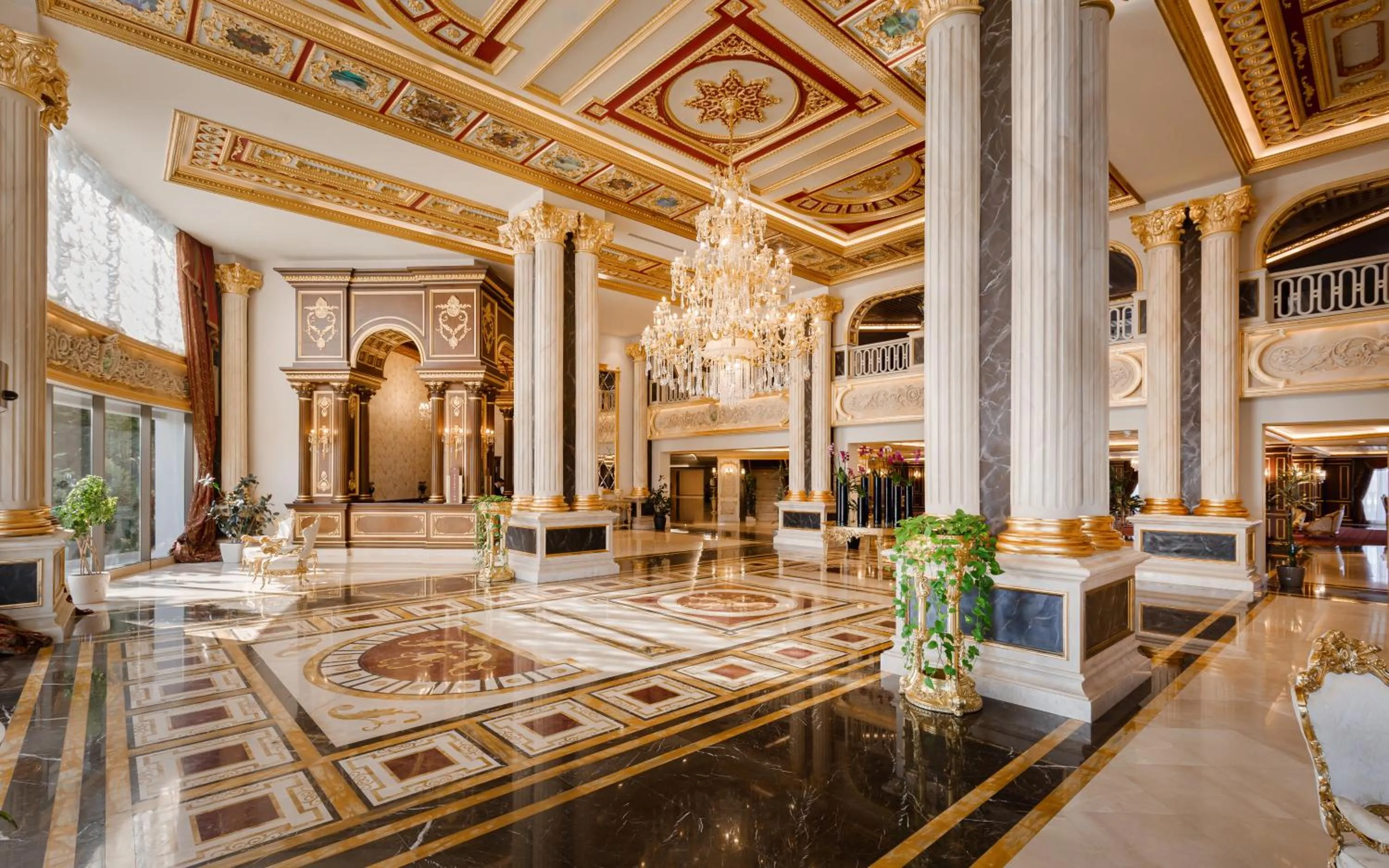 Lobby or reception in Shamakhi Palace Sharadil