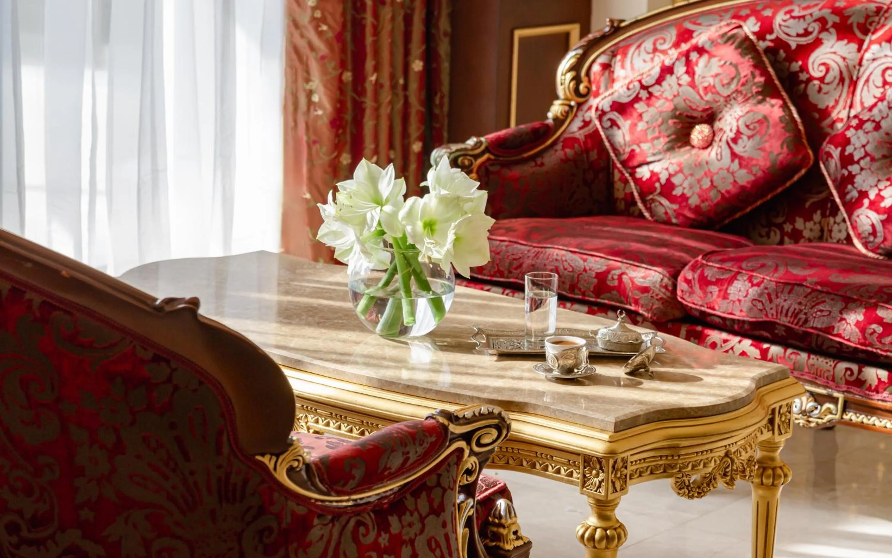 Drinks in Shamakhi Palace Sharadil