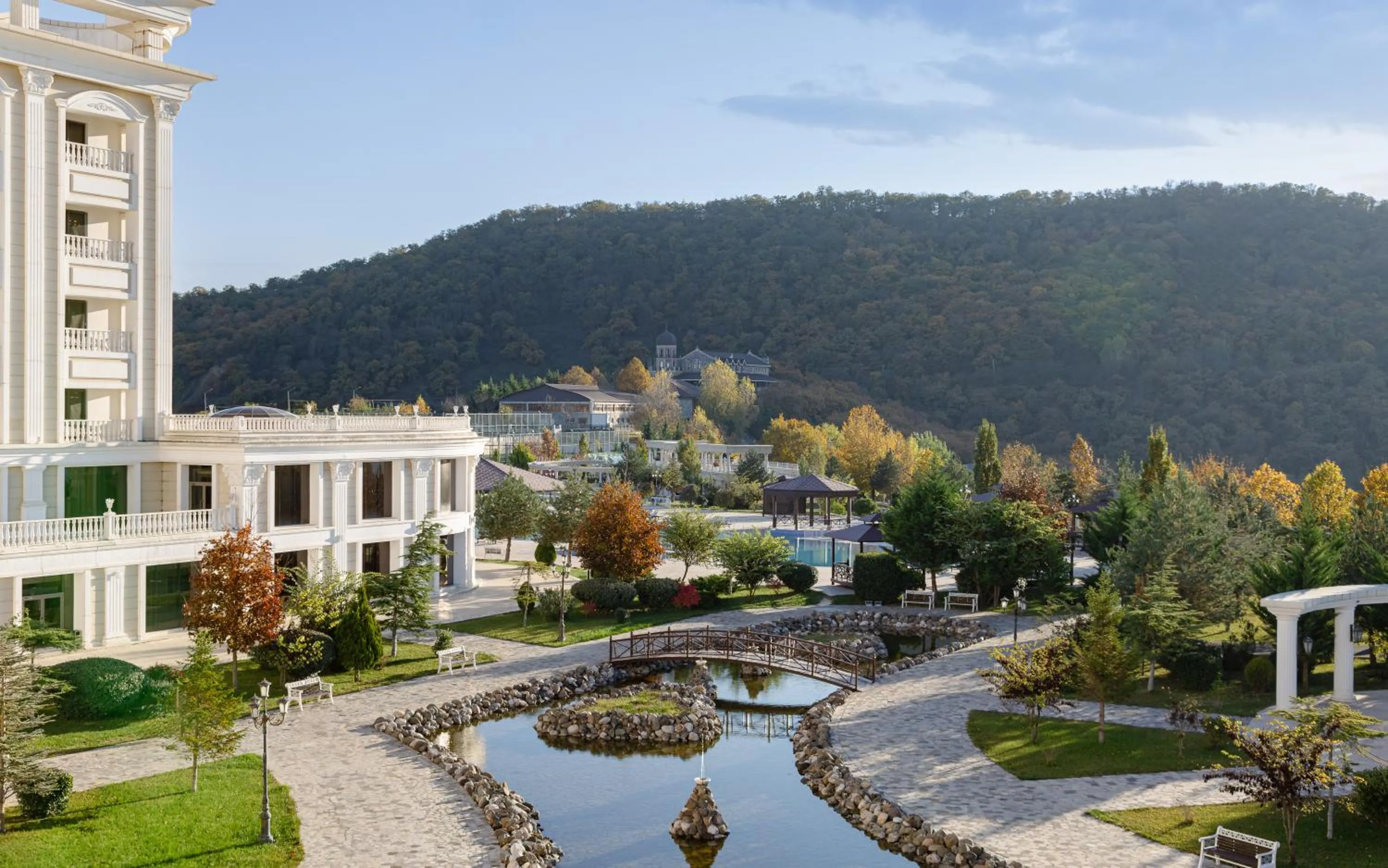 Garden in Shamakhi Palace Sharadil
