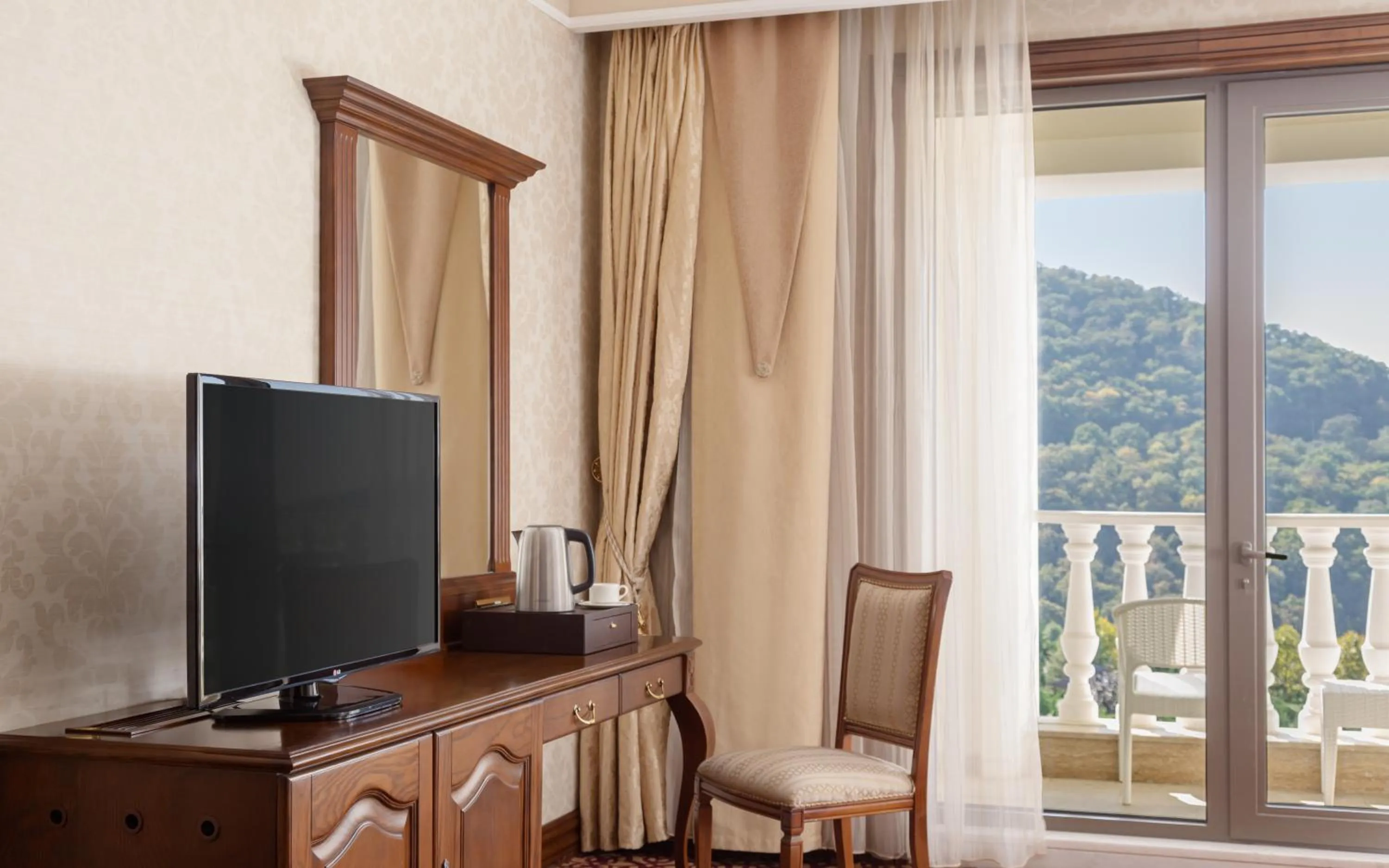 Seating area in Shamakhi Palace Sharadil