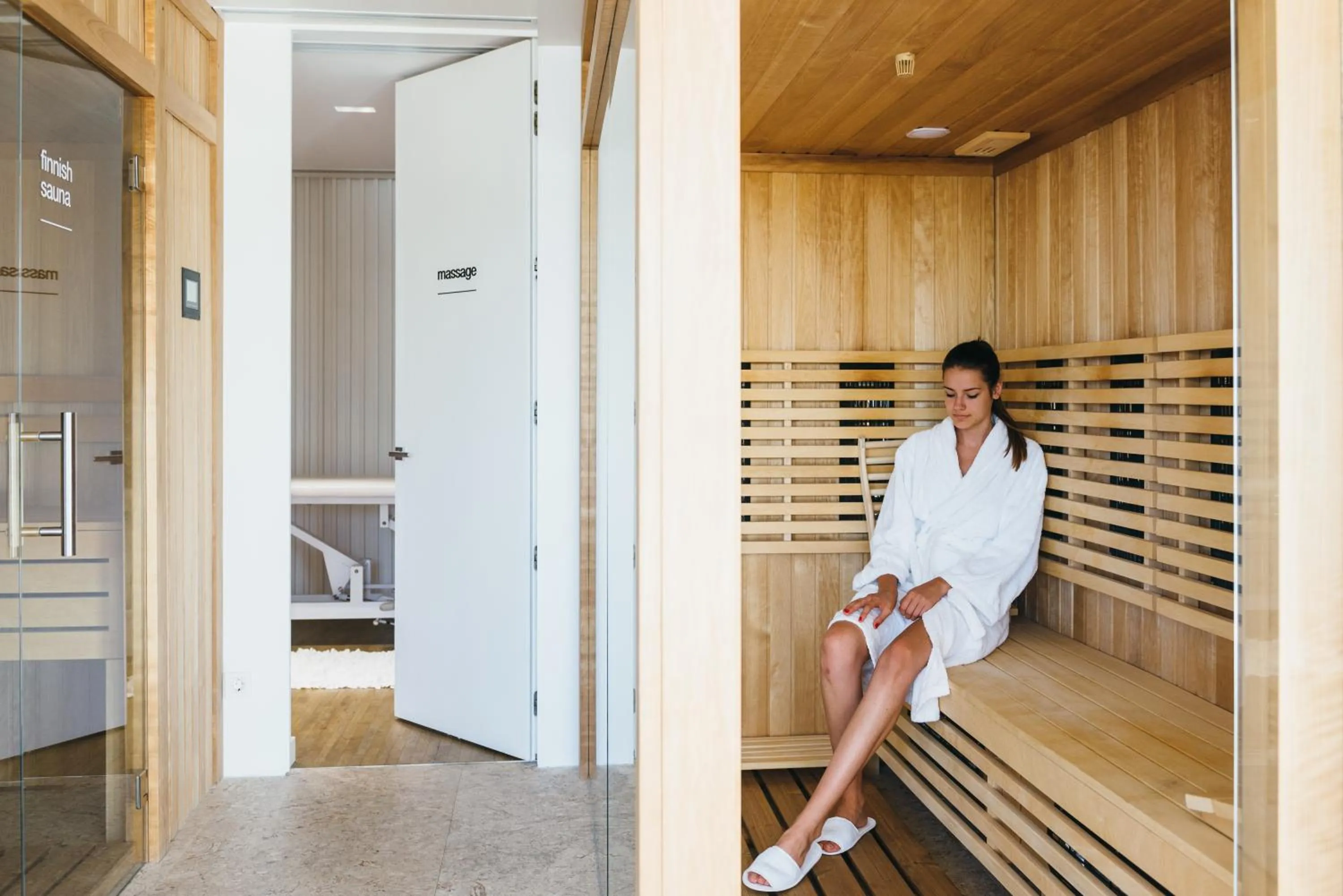 Sauna in Villa Csonka by Privo