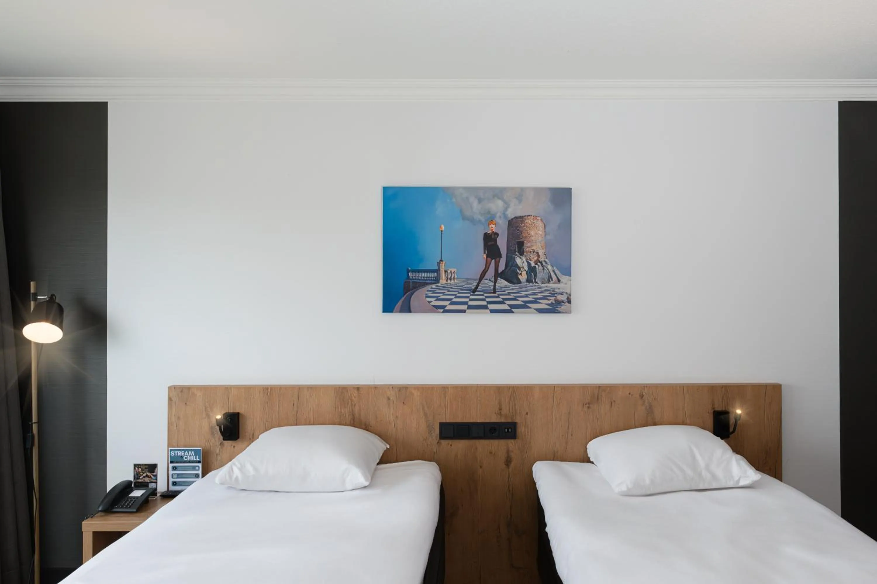 Bed in Hotel Keyser Breda