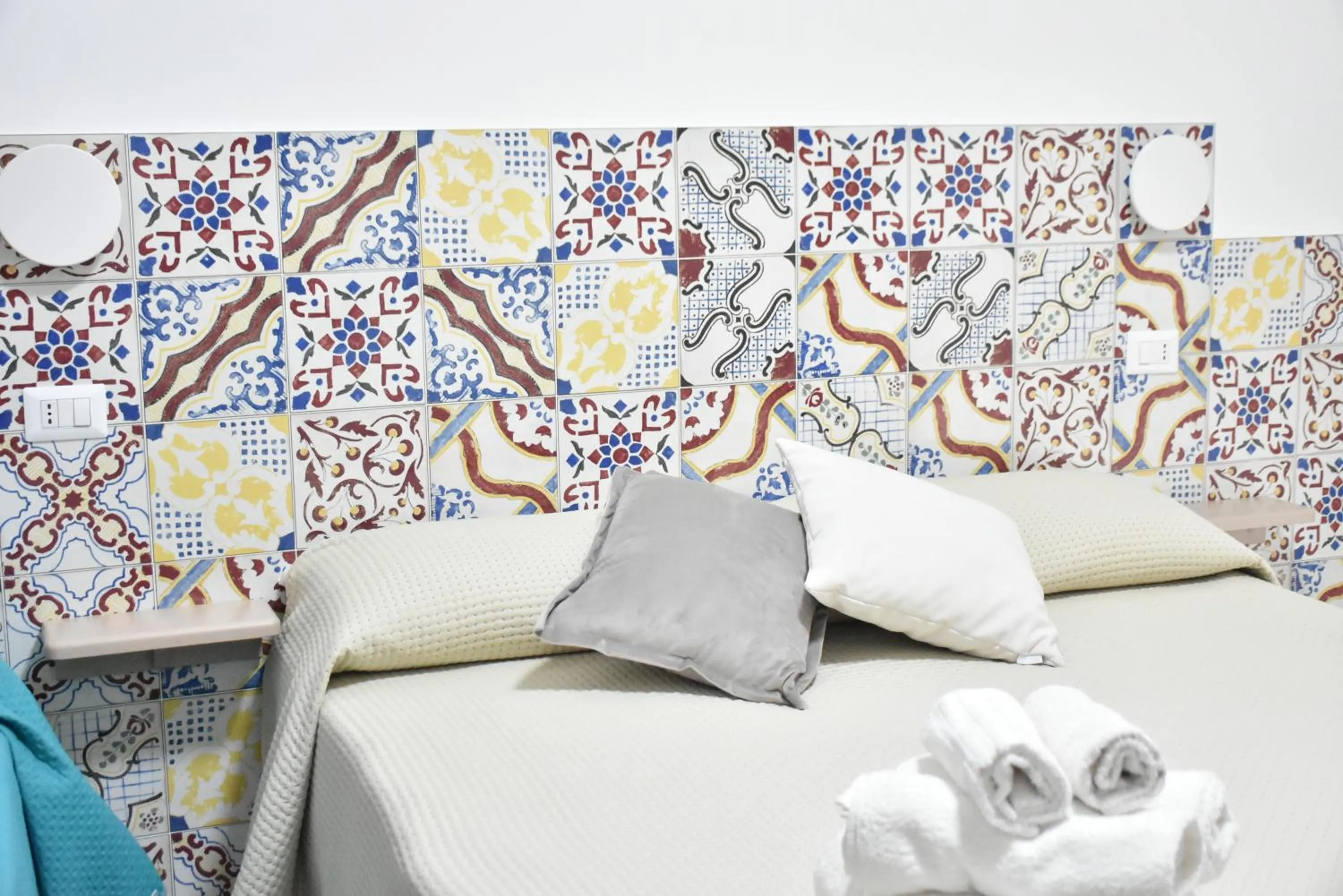 Bed in Hotel Villa del Sole