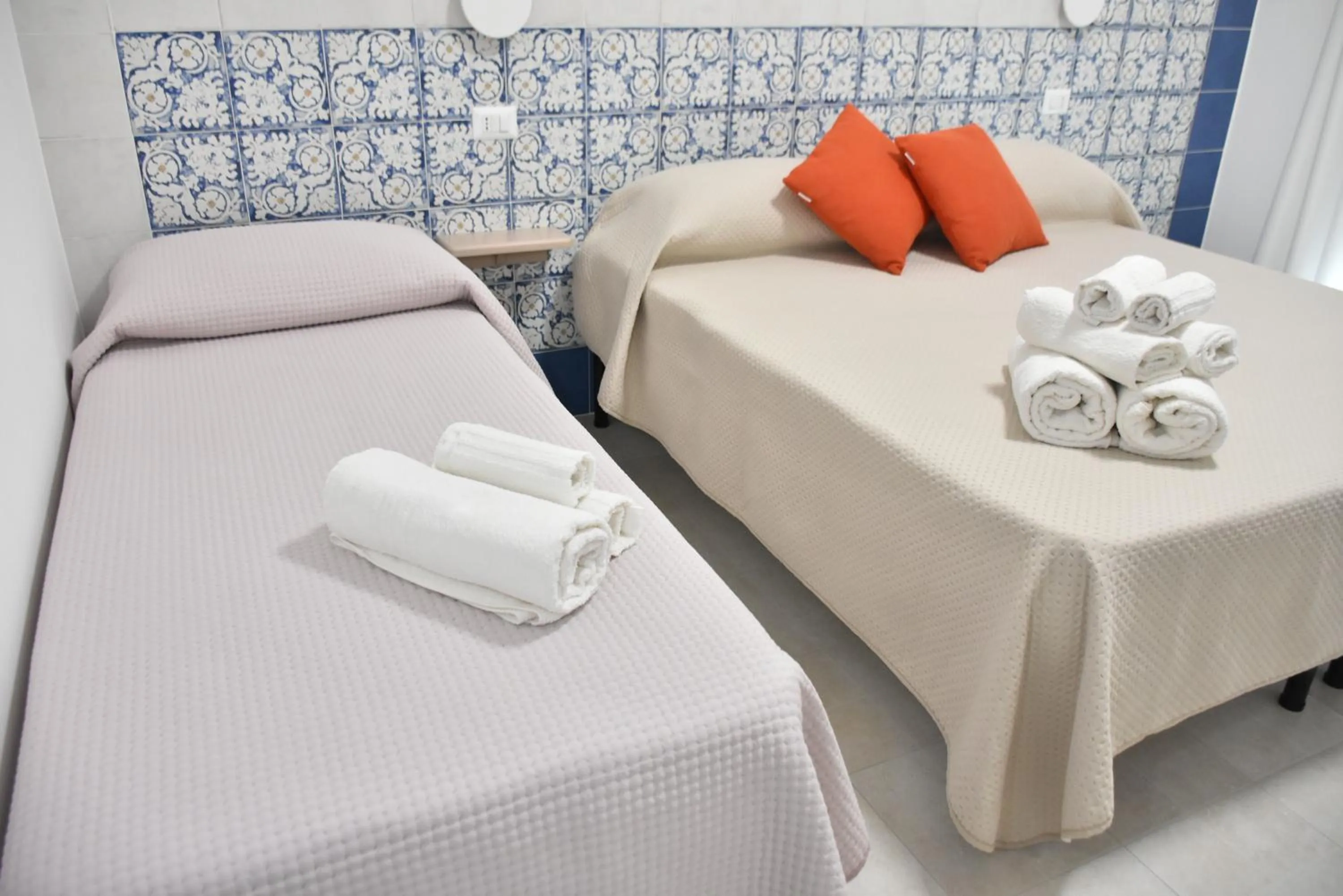 Bed in Hotel Villa del Sole