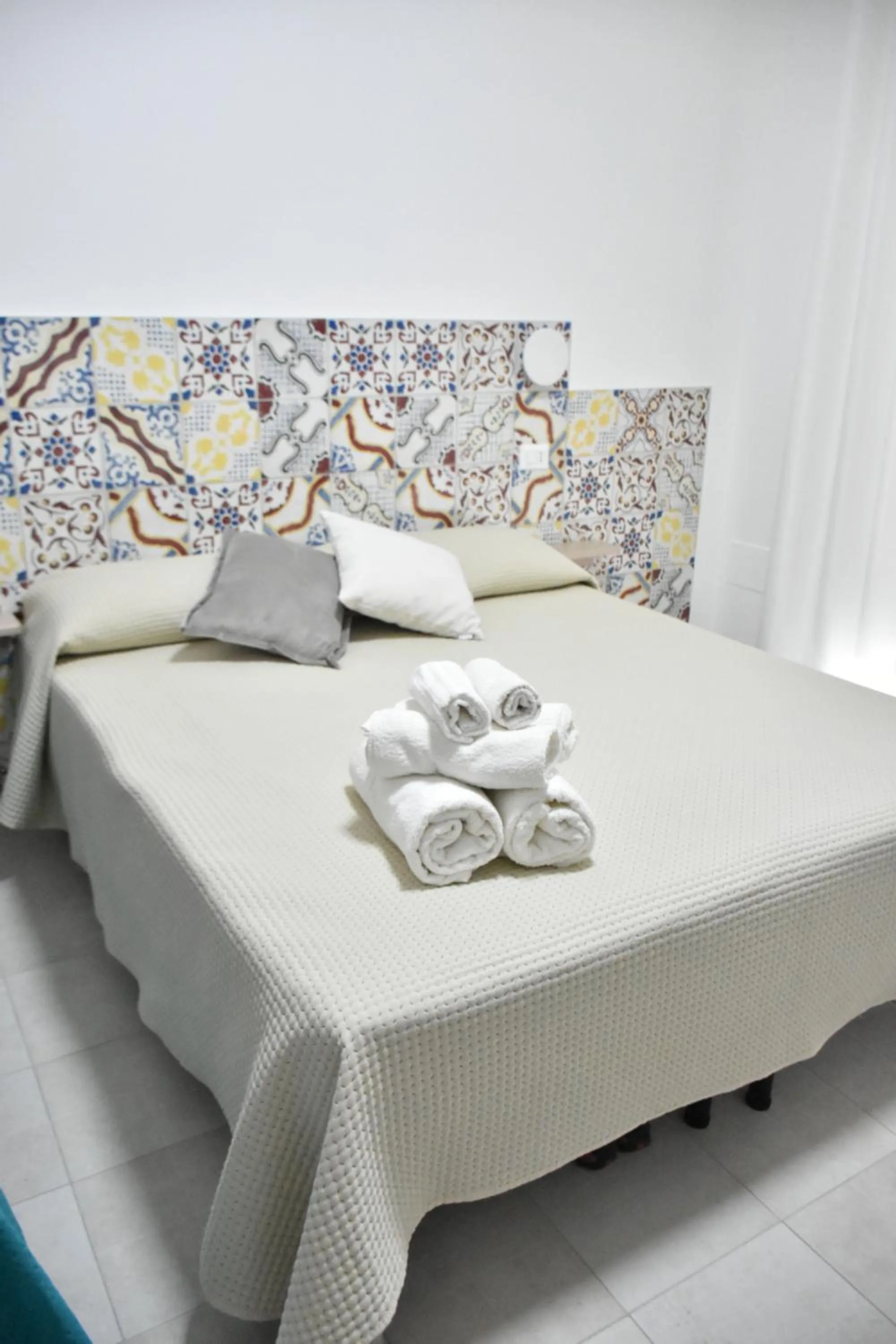 Bed in Hotel Villa del Sole