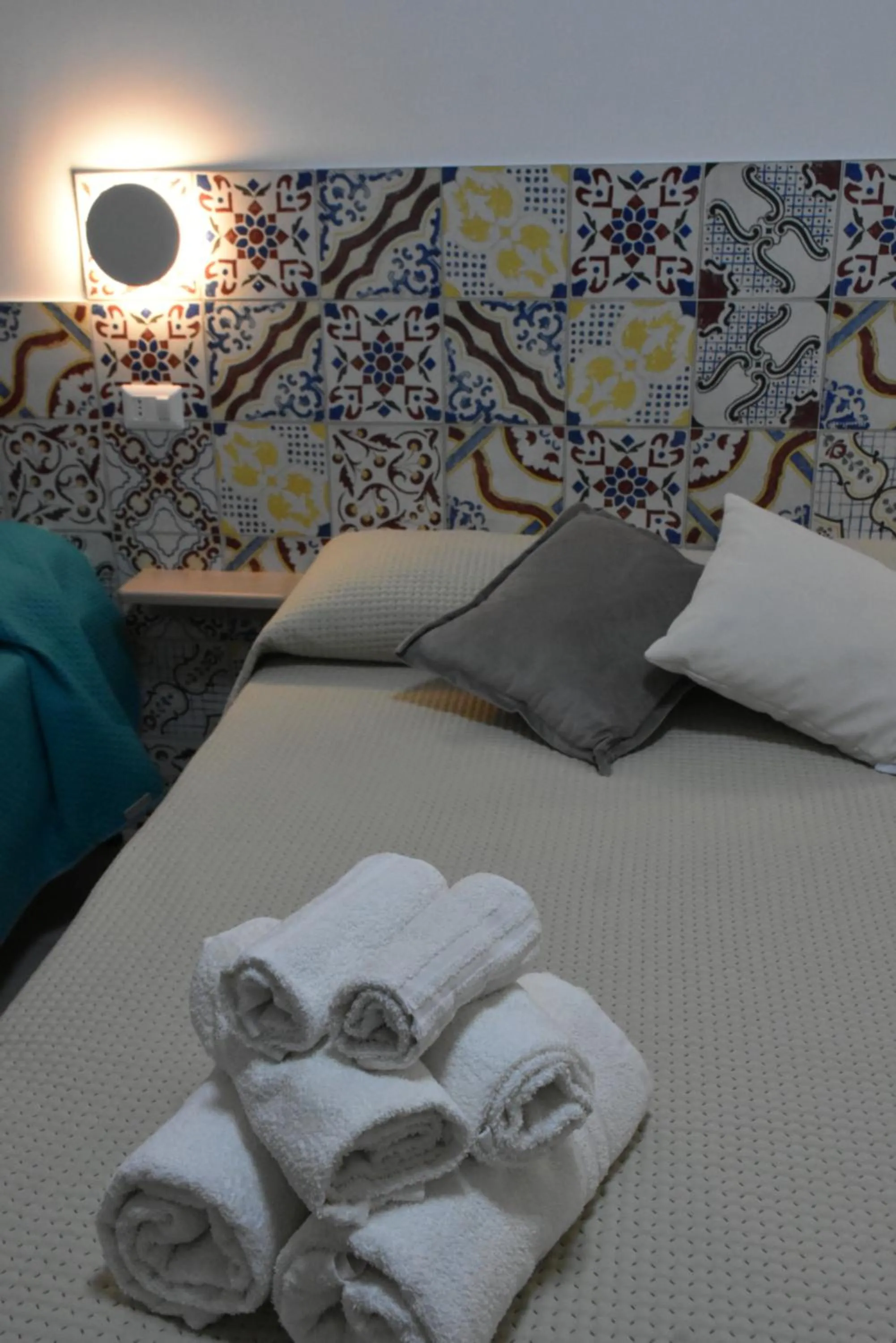 Bed in Hotel Villa del Sole