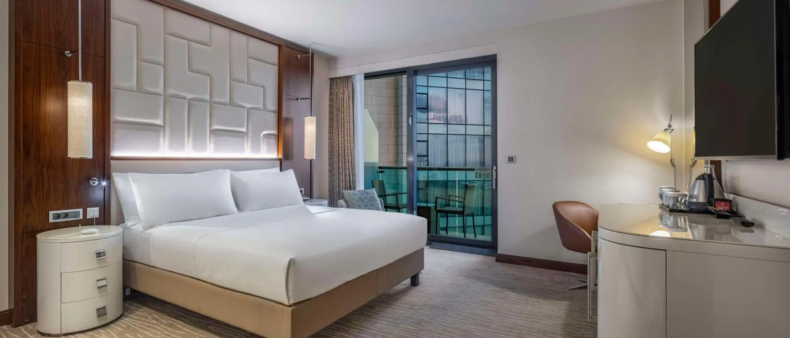 King Room with Balcony and Sea View in Hilton Batumi King Room with Balcony and Sea View in Hilton Batumi