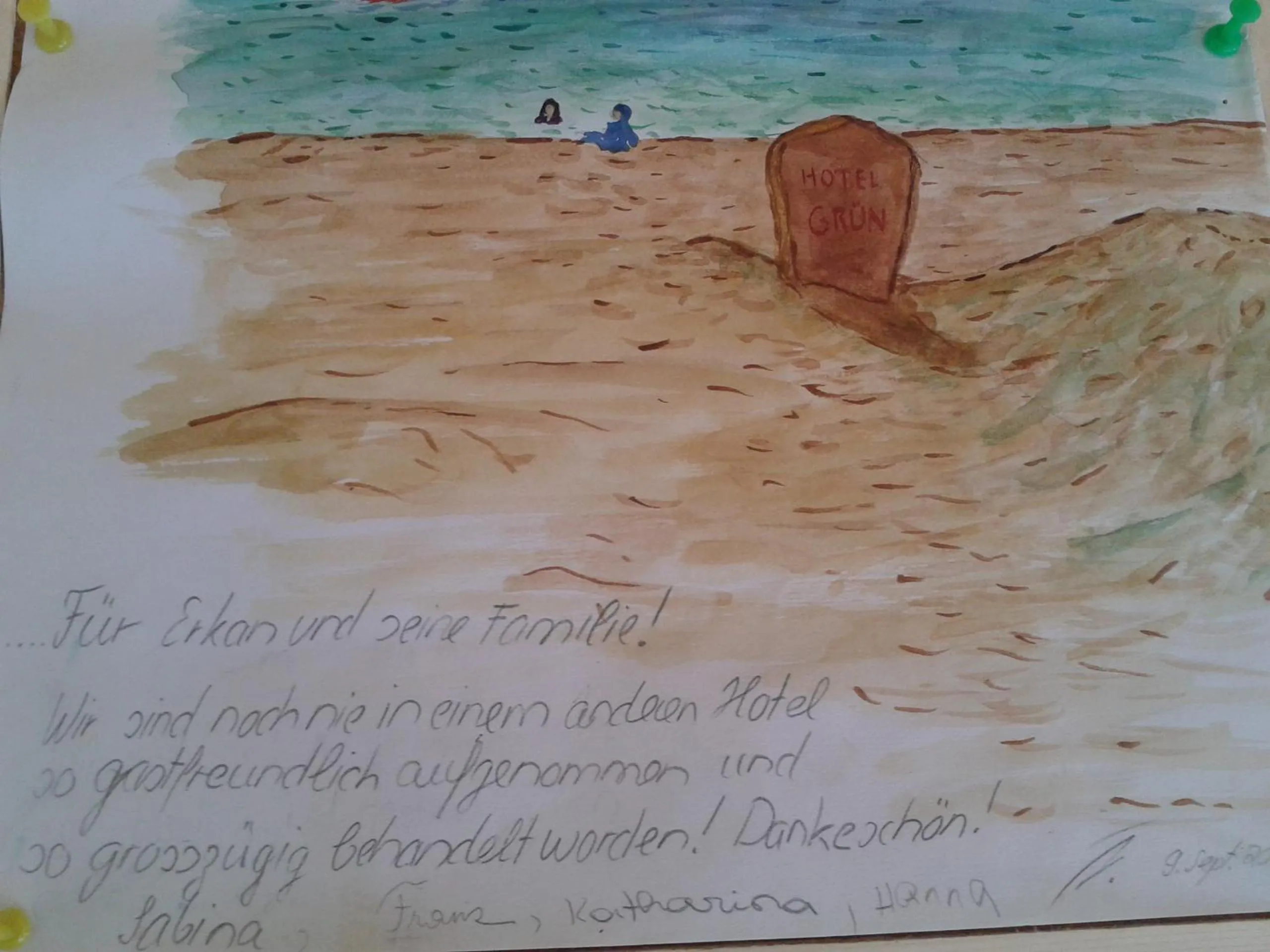 People in Hotel Grün