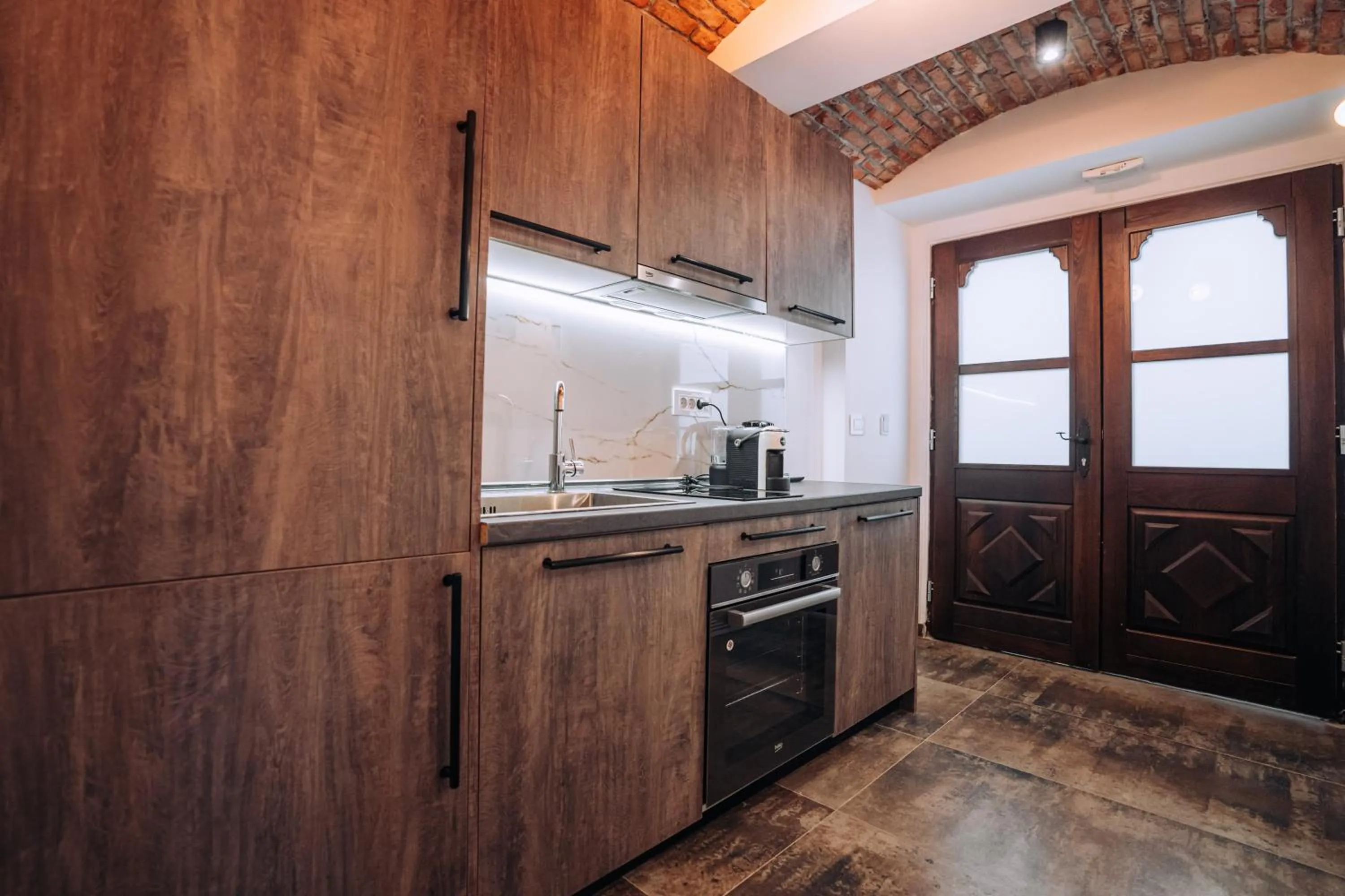 Kitchen or kitchenette in Villa Pupin SARAISTE