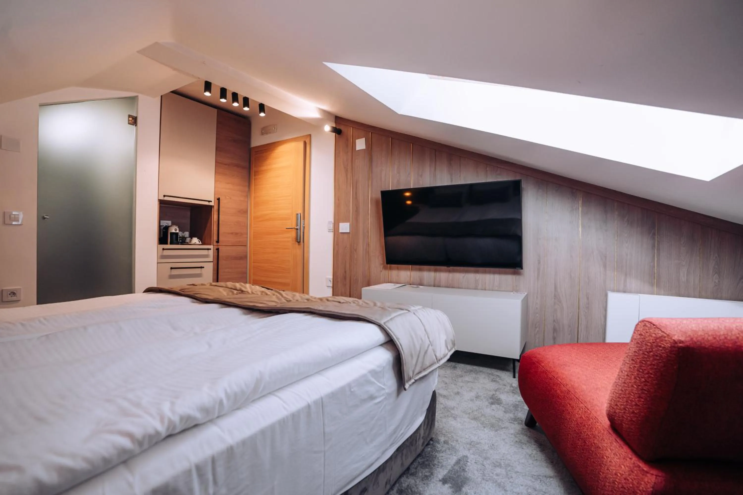 View (from property/room), Bed in Villa Pupin SARAISTE