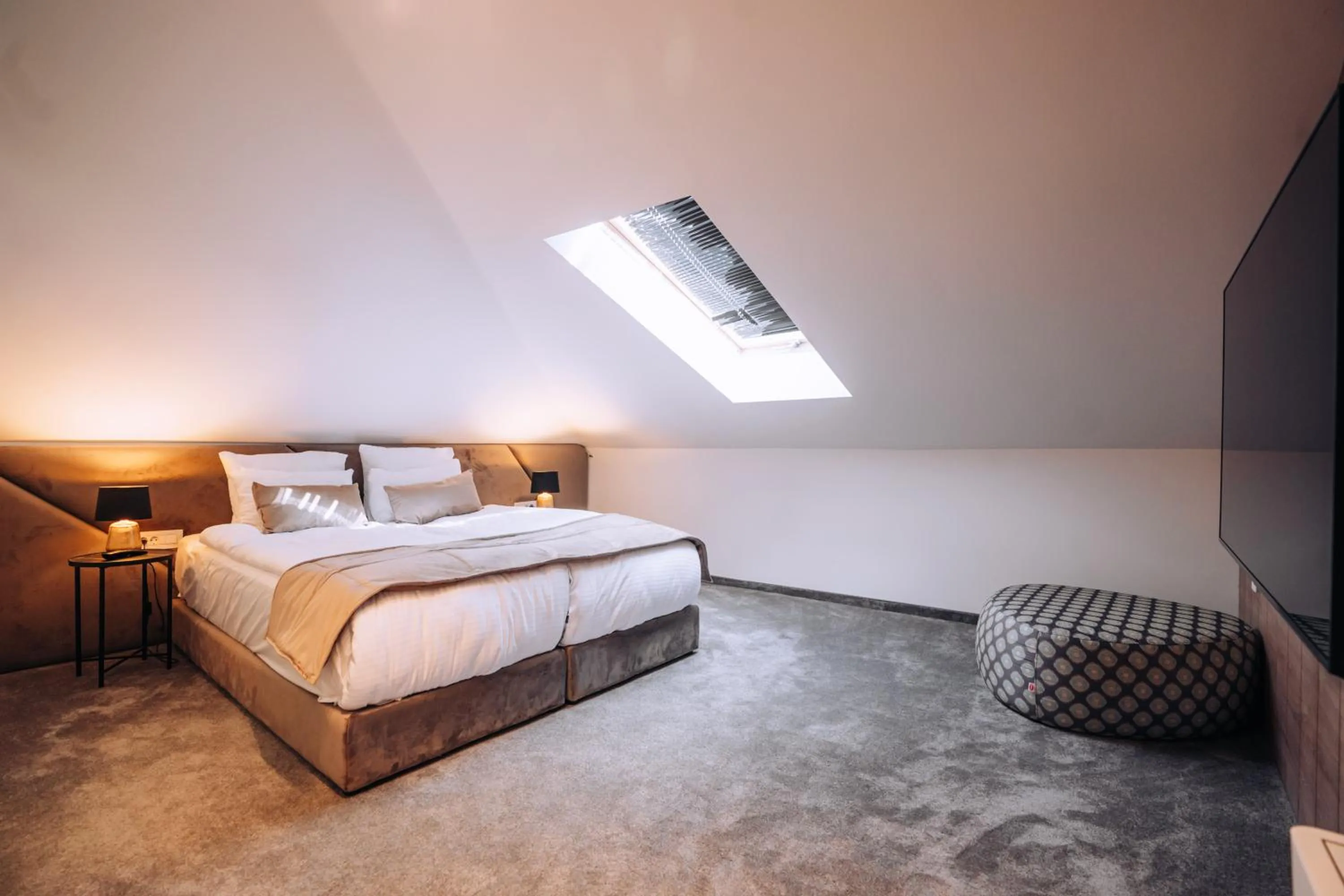 View (from property/room), Bed in Villa Pupin SARAISTE