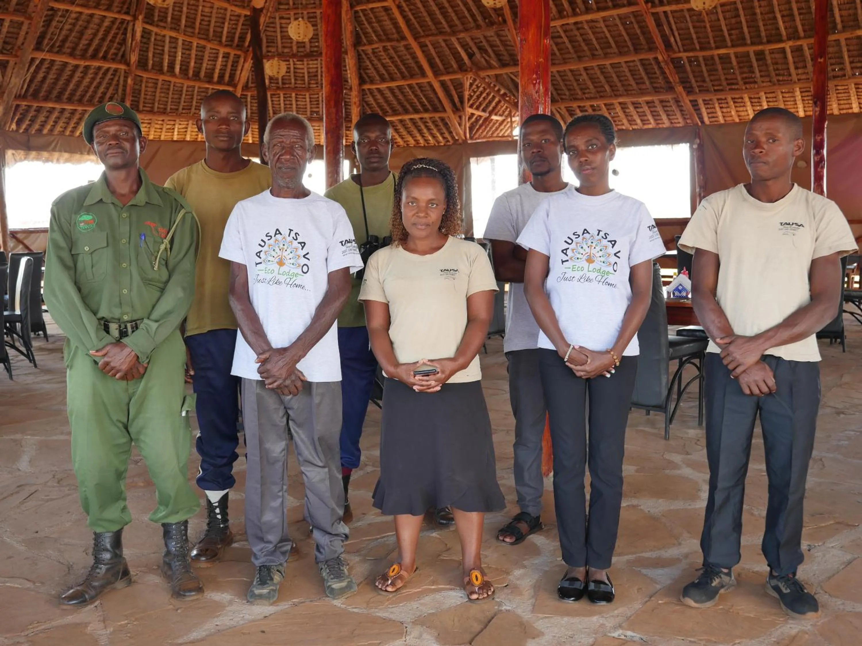People in Tausa Tsavo Eco Lodge