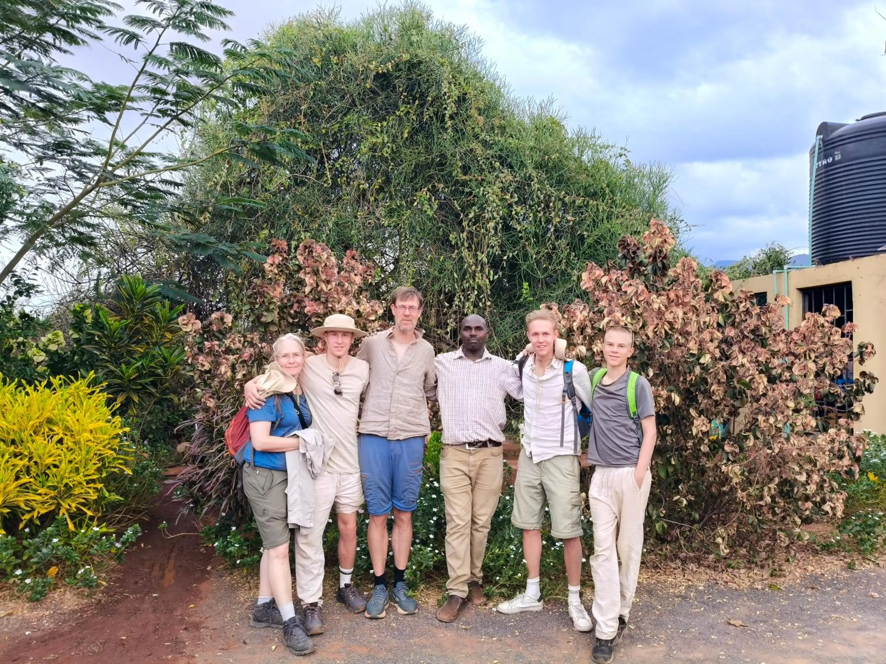 group of guests in Tausa Tsavo Eco Lodge