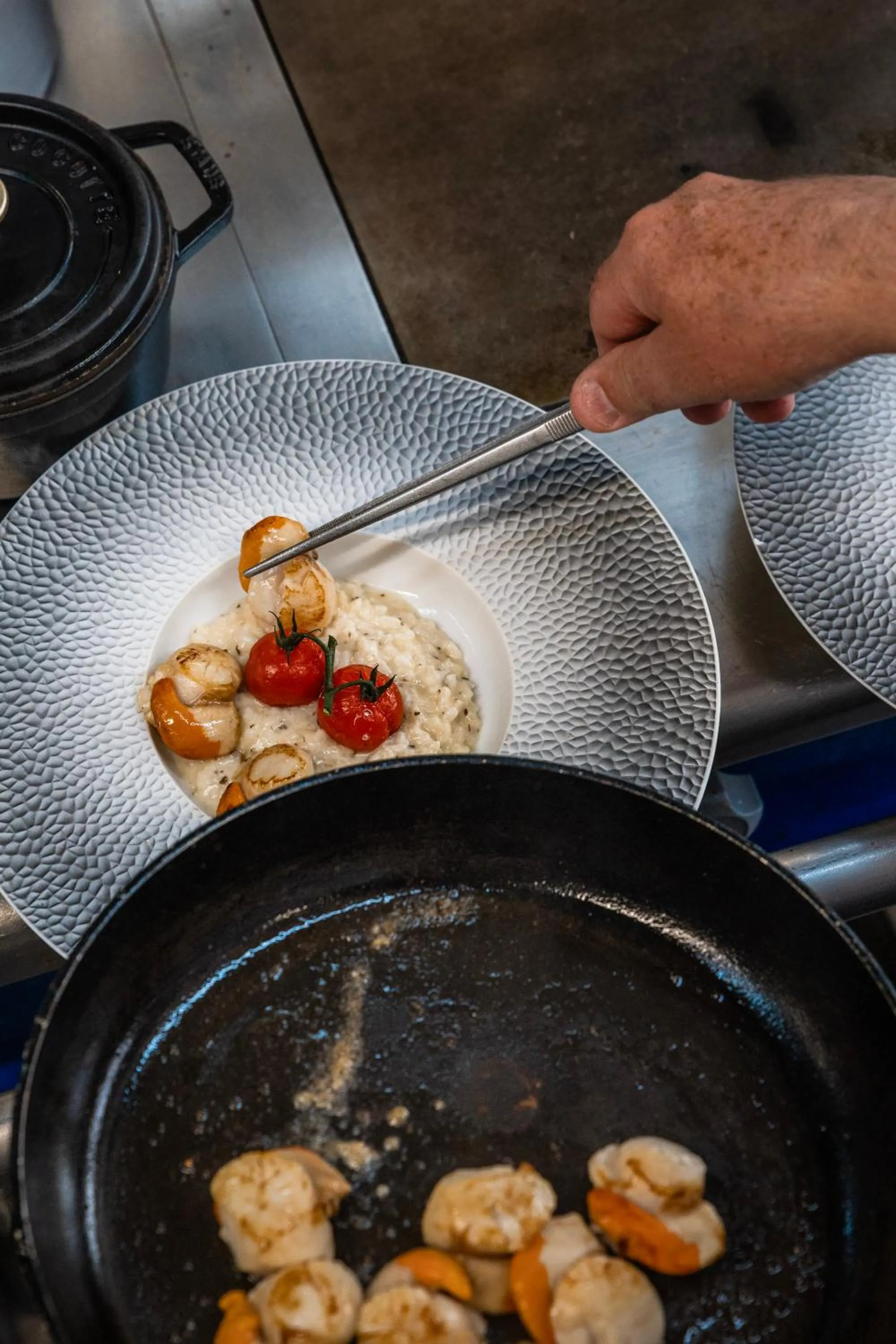 Food in Le Grand Hôtel de la Marine "face à la mer"
