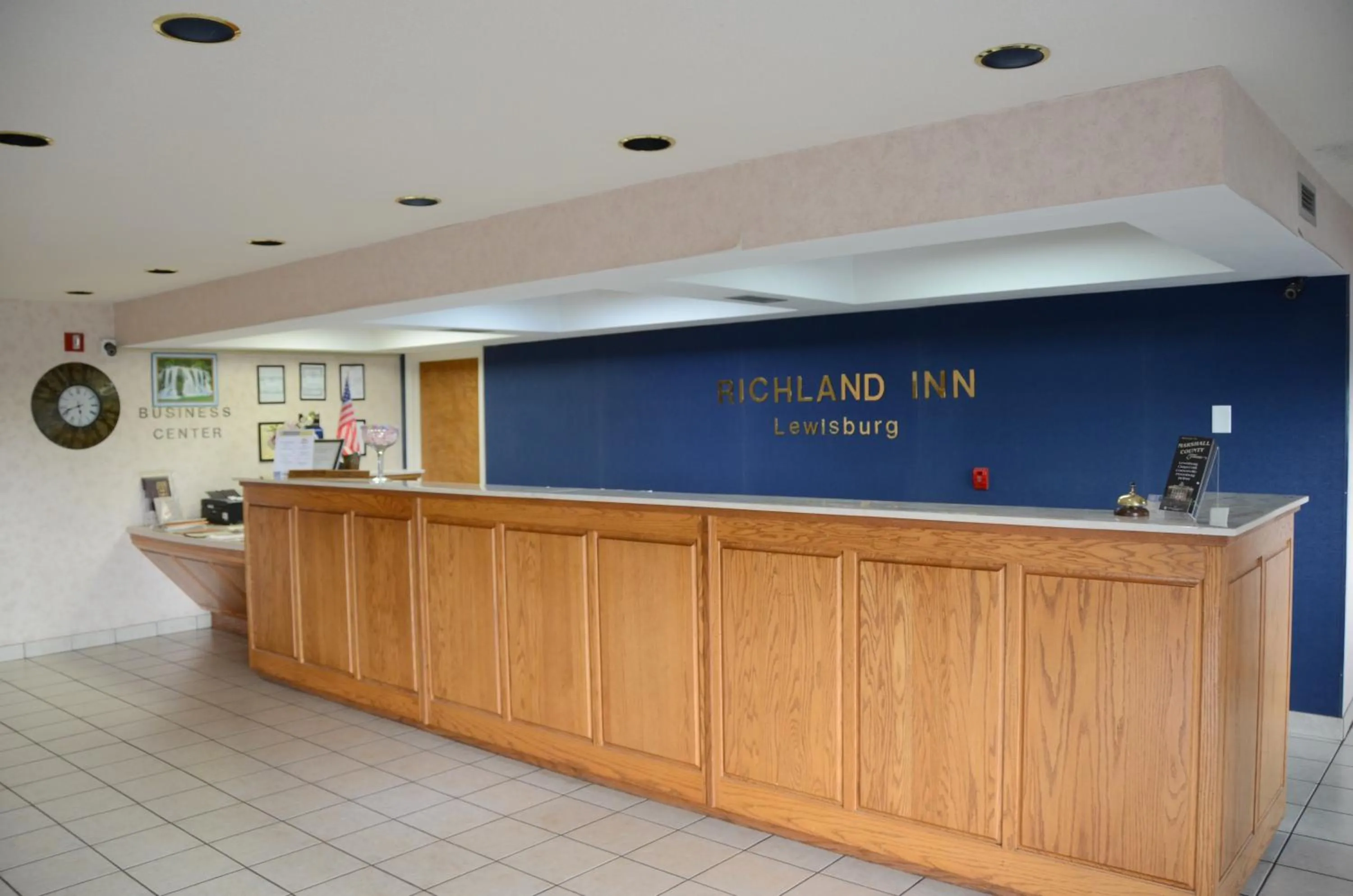 Lobby or reception in Richland Inn - Lewisburg