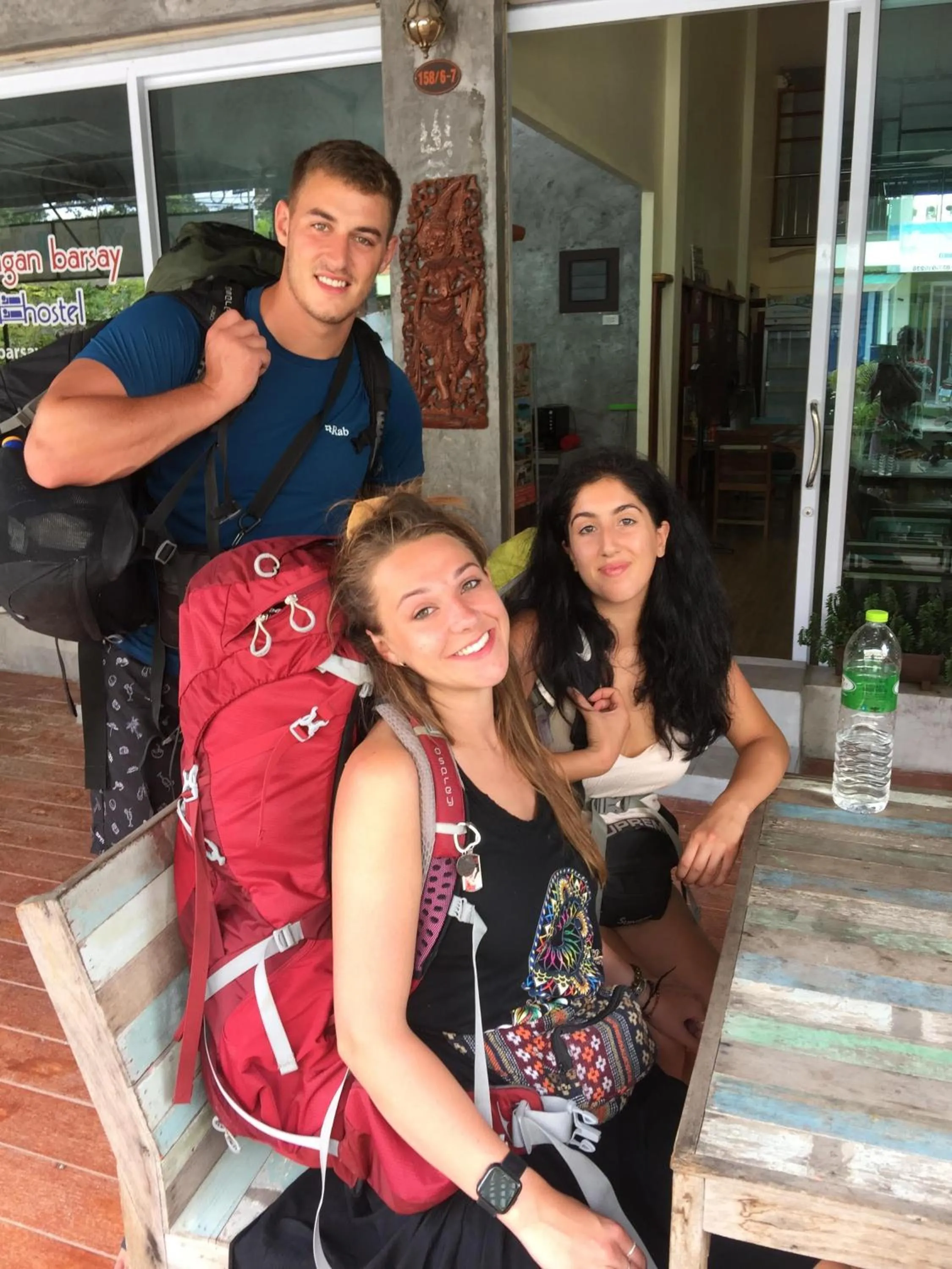 People in Phangan Barsay Hostel