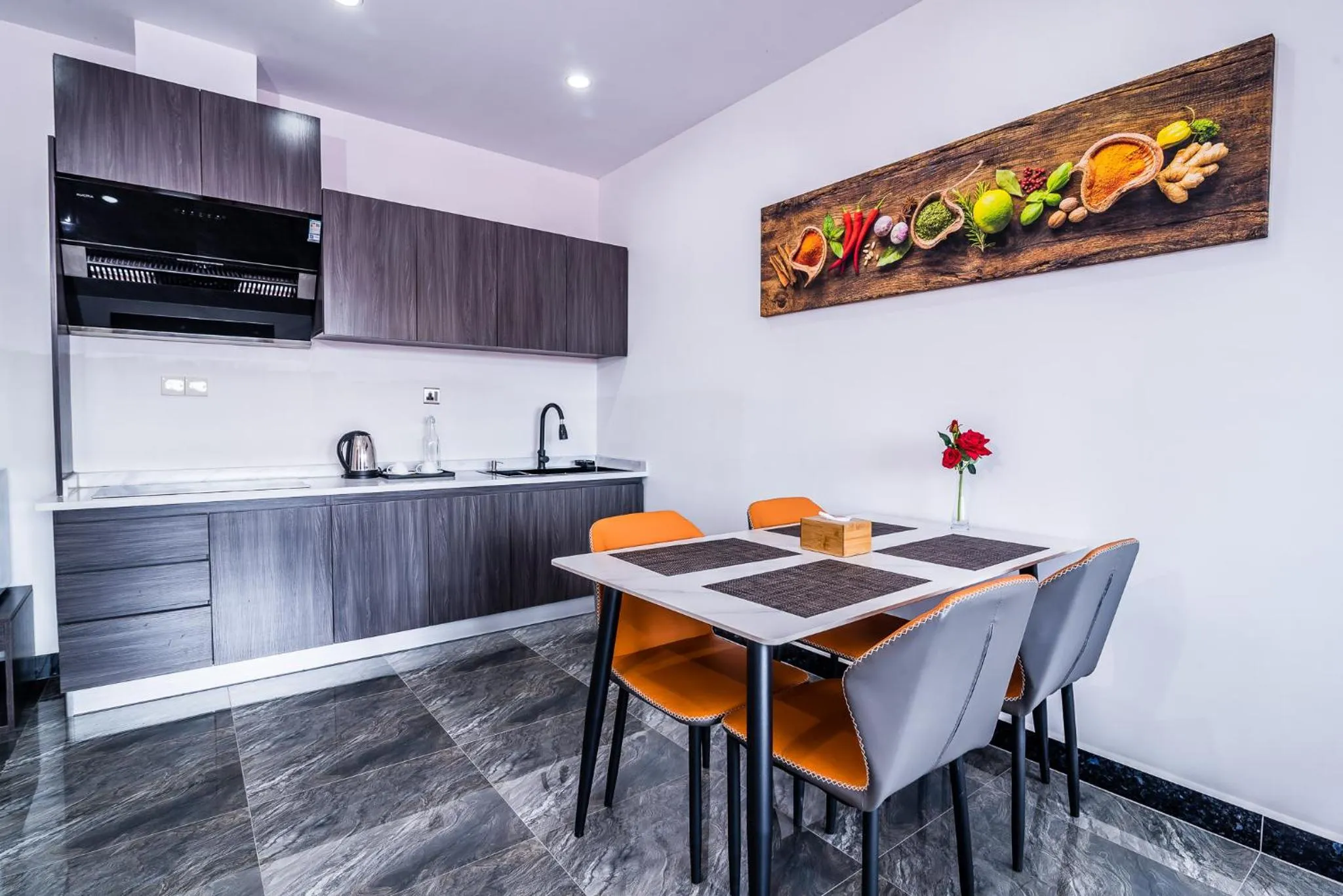 Kitchen or kitchenette in A&J Kampot Boutique