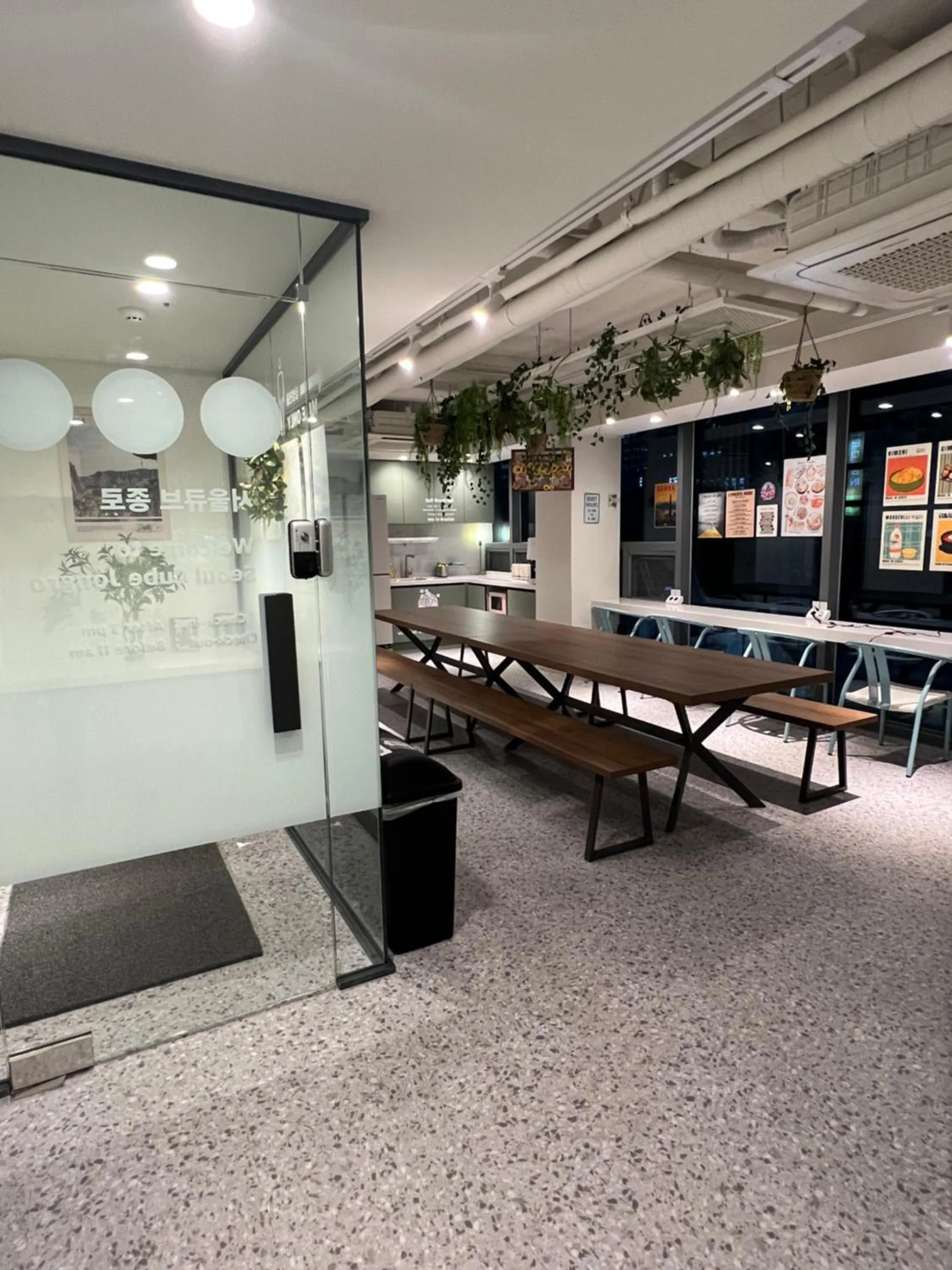 Seating area in Seoul Cube Jongro