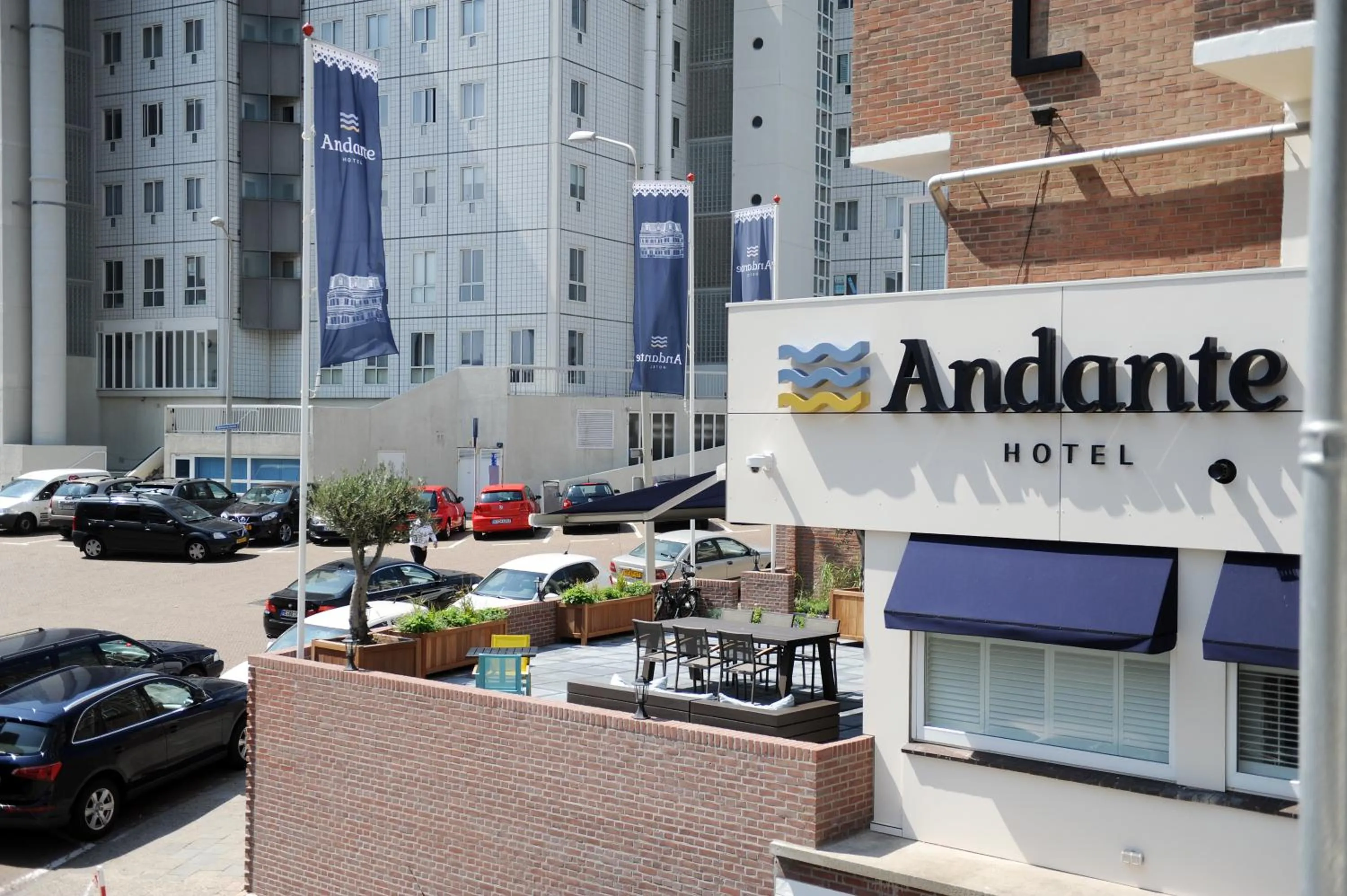 Facade/entrance in Hotel Andante aan Zee