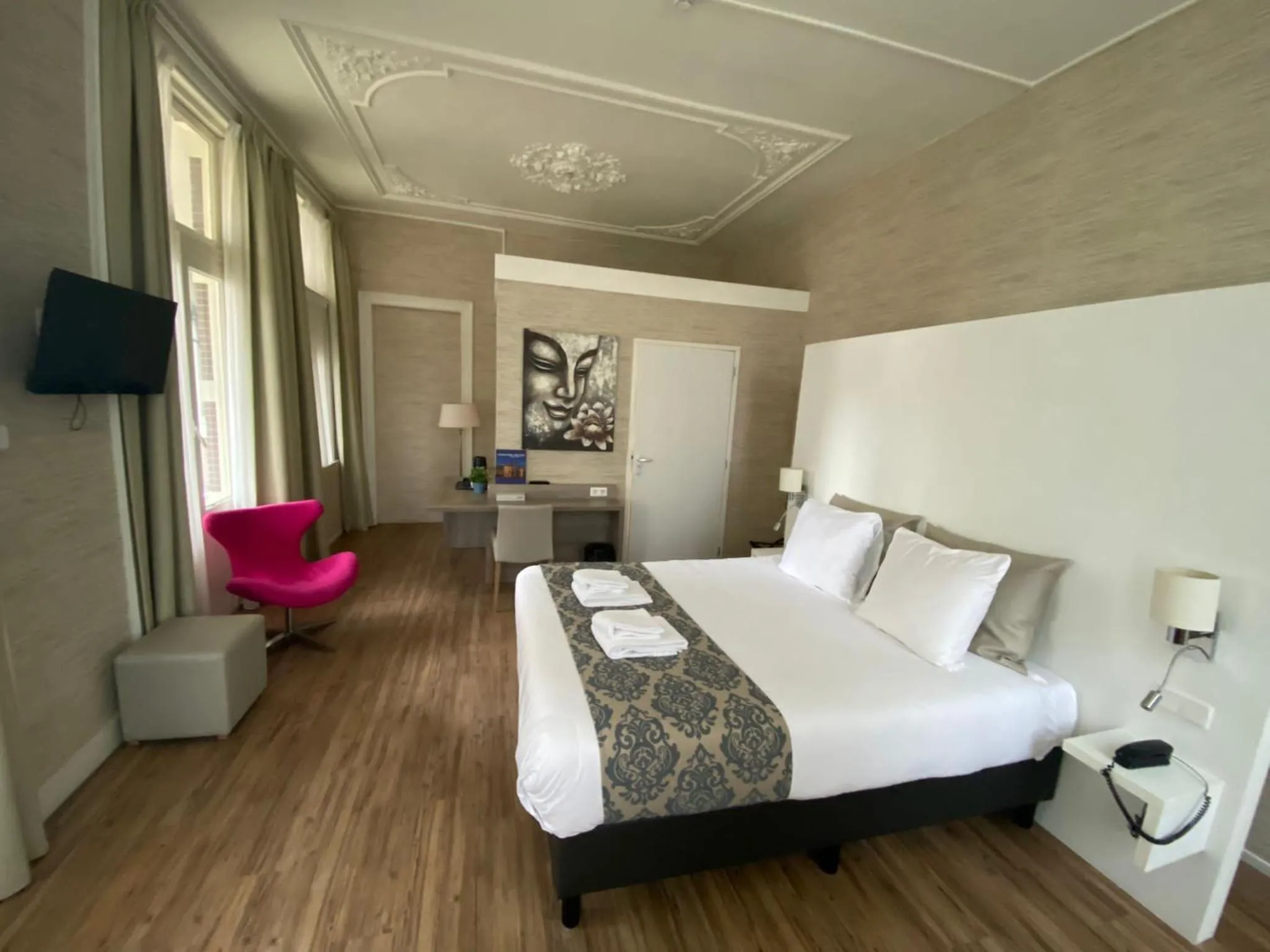 Bed in Hotel Andante aan Zee