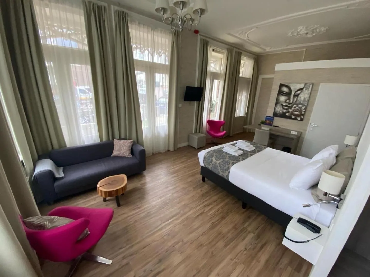 Bed in Hotel Andante aan Zee