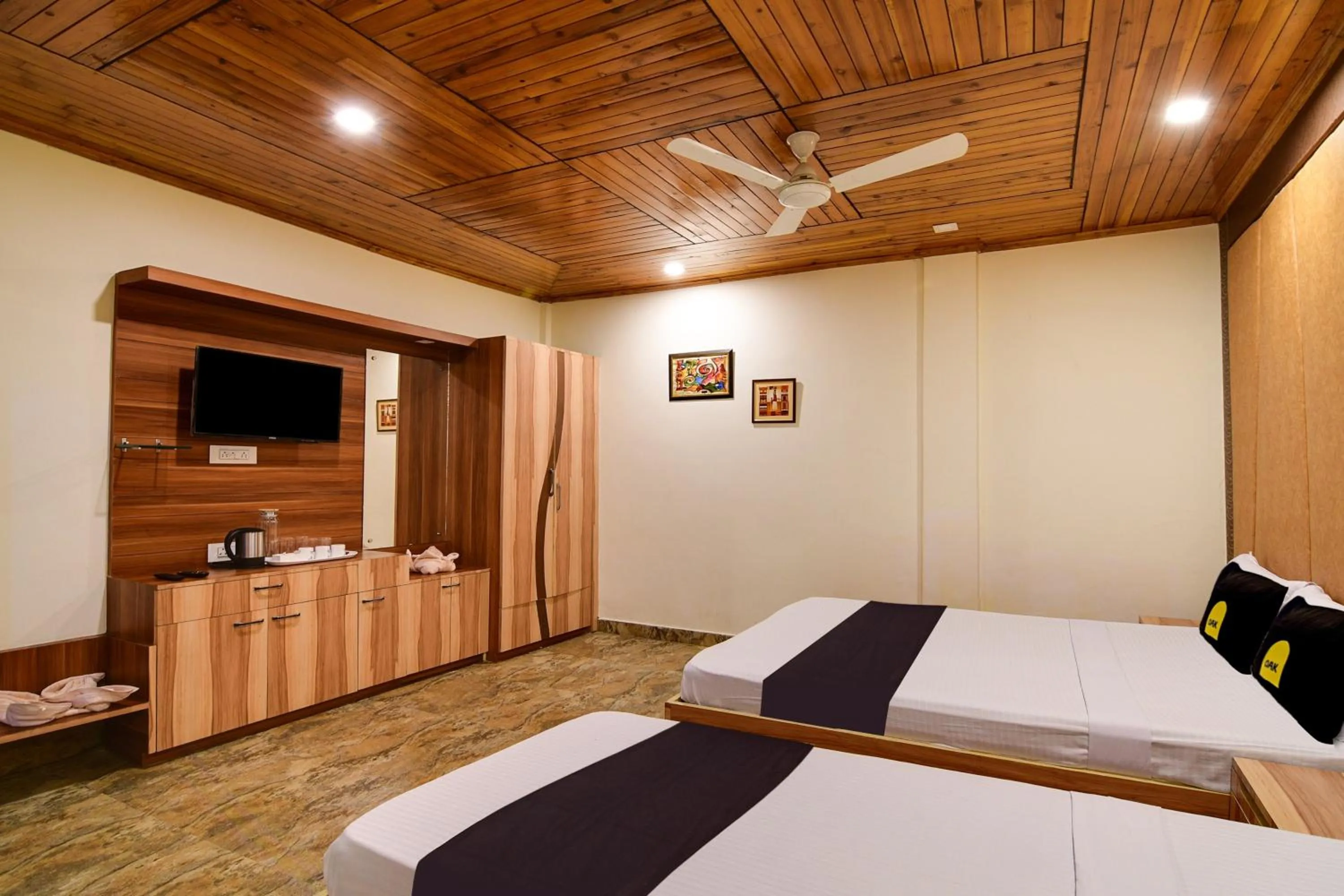 Bedroom, Bed in Townhouse OAK Gorumara Jungle Resort