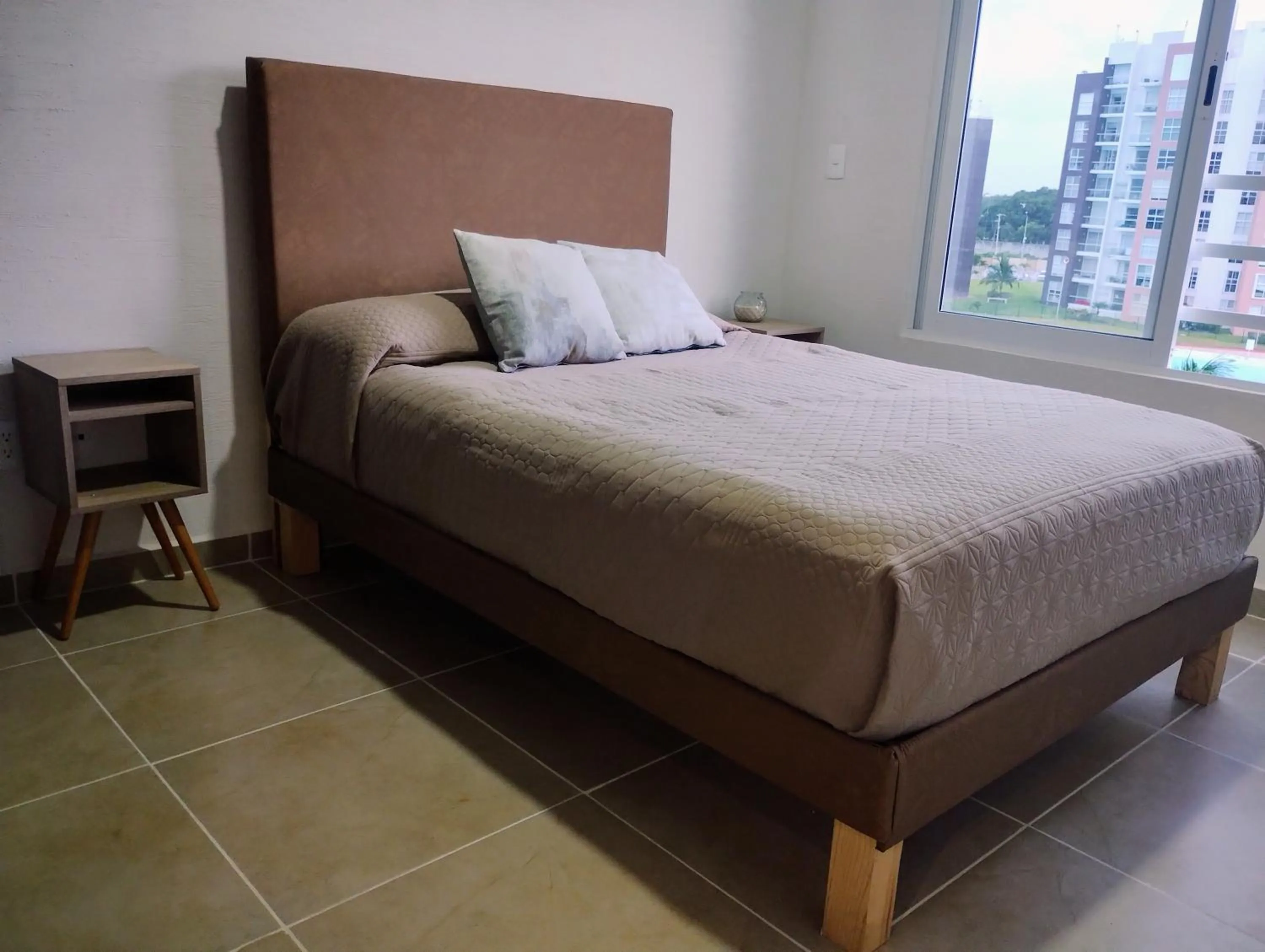 Bed in Departamento tres listones