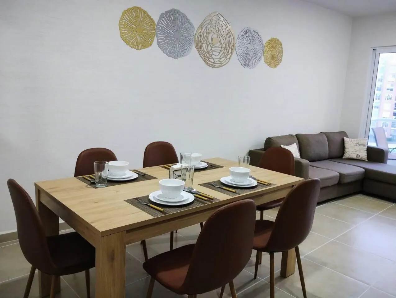 Dining area in Departamento tres listones