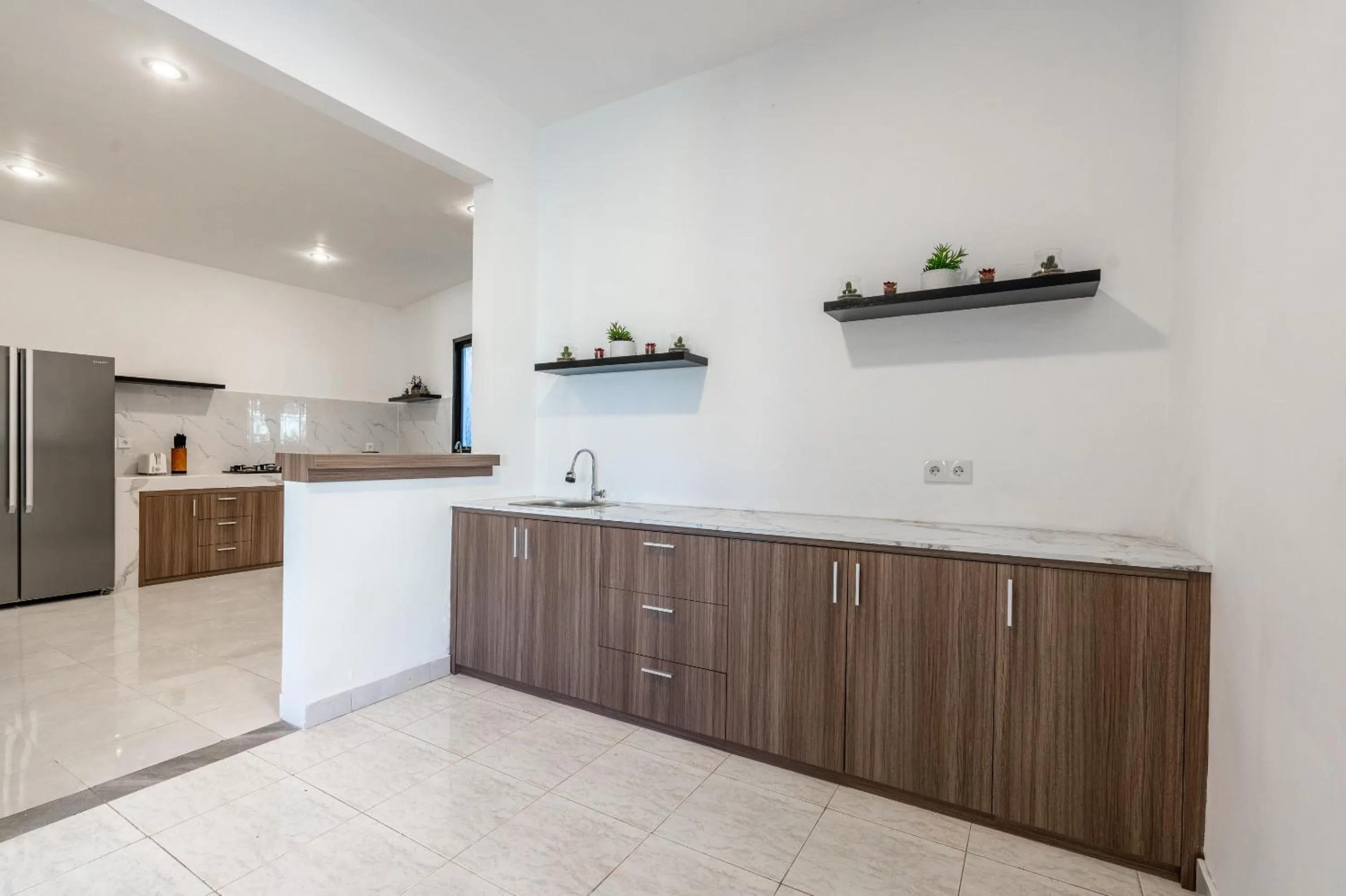 Kitchen or kitchenette in Villa Sky View - Seminyak
